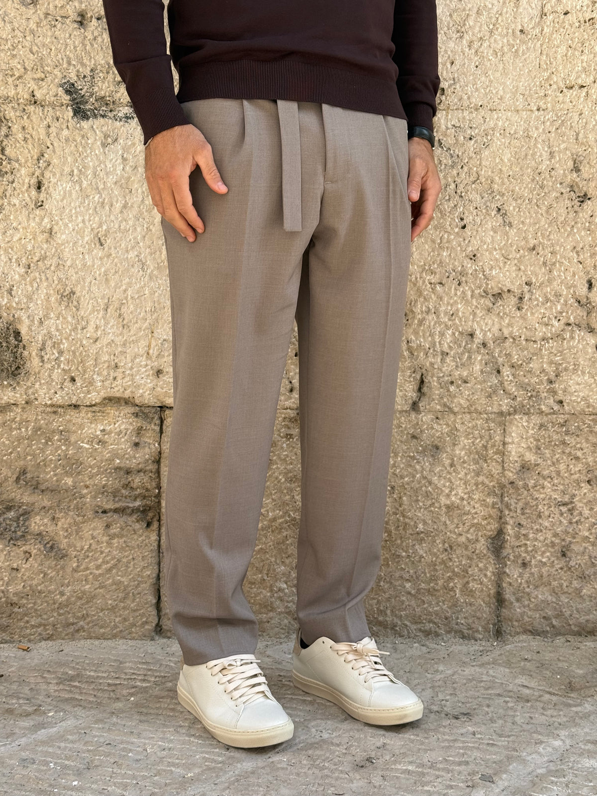 PANTALONE P398 - TORTORA