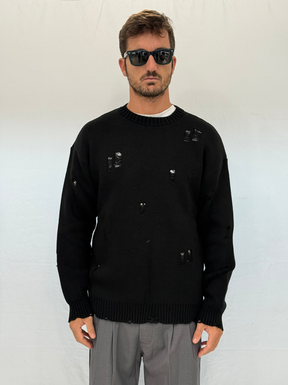 MAGLIA 25003 - NERO