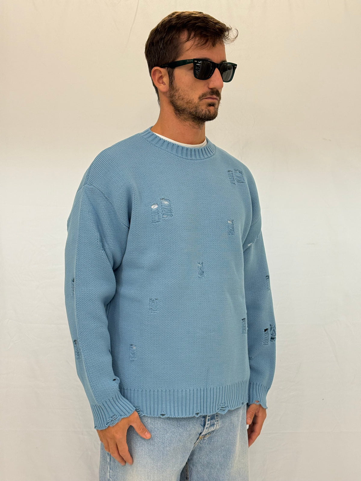 MAGLIA 25003 - CELESTE