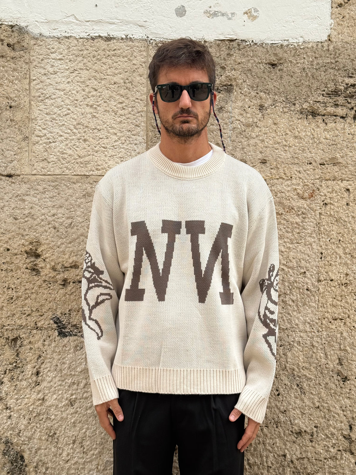 MAGLIA AC2599 - BEIGE