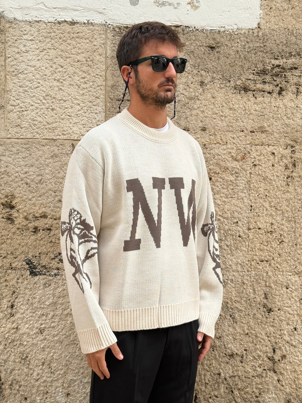 MAGLIA AC2599 - BEIGE
