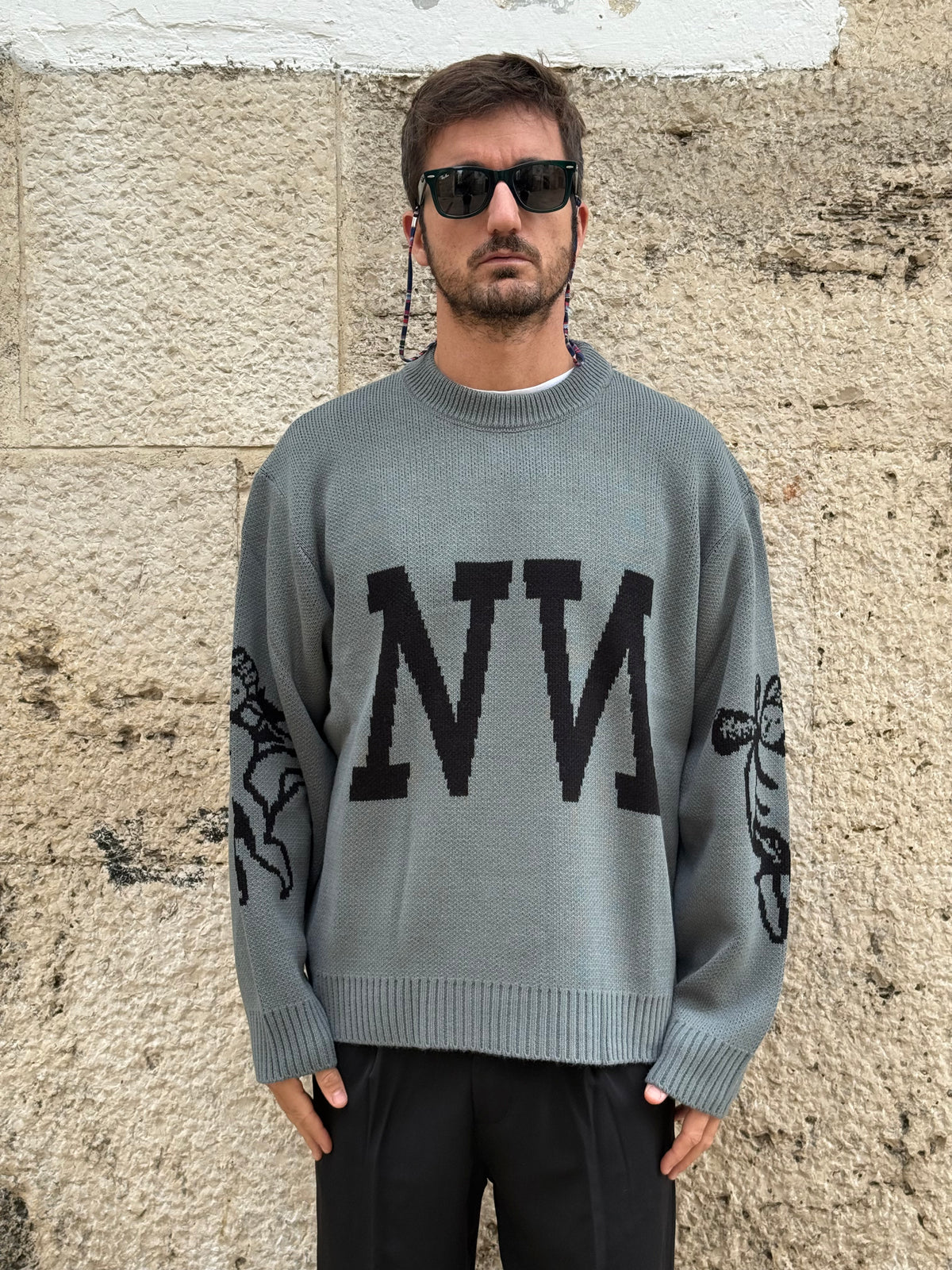 MAGLIA AC2599 - GRIGIO