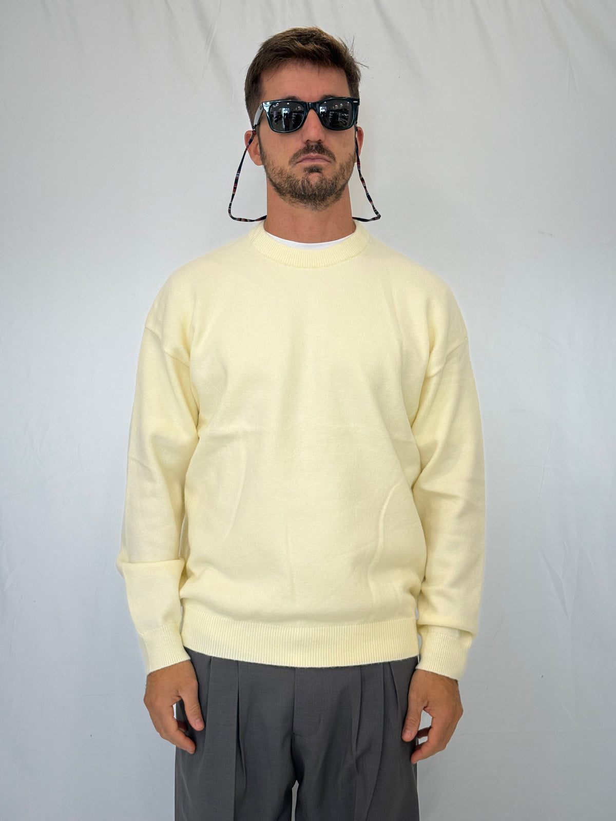MAGLIA W86126 - PANNA
