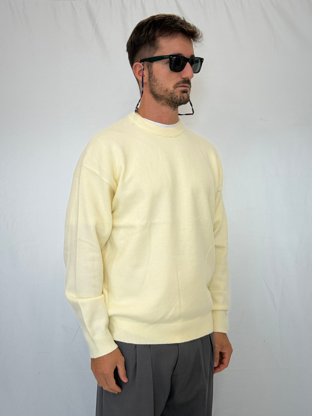 MAGLIA W86126 - PANNA