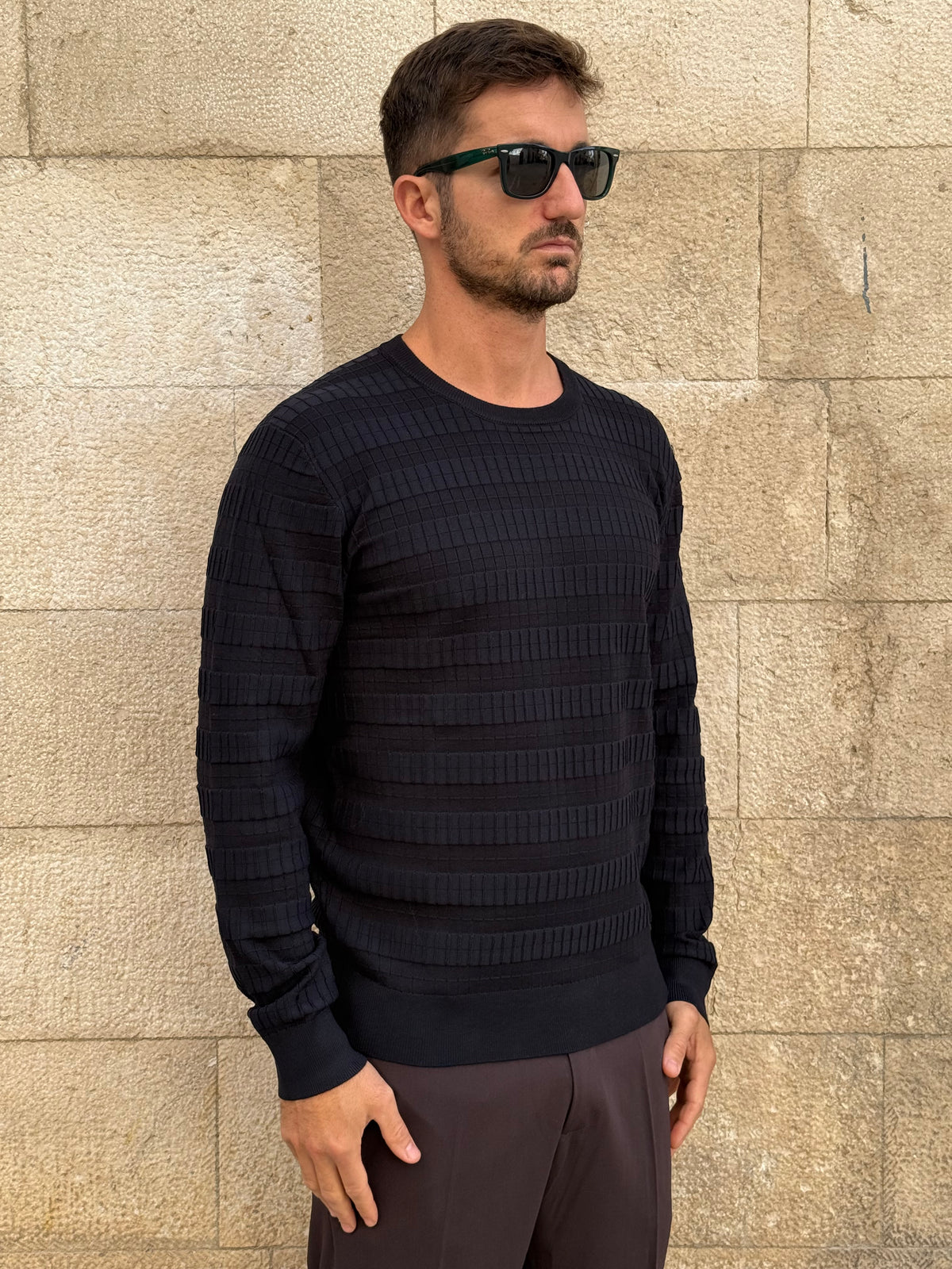 MAGLIA 750081 - BLU