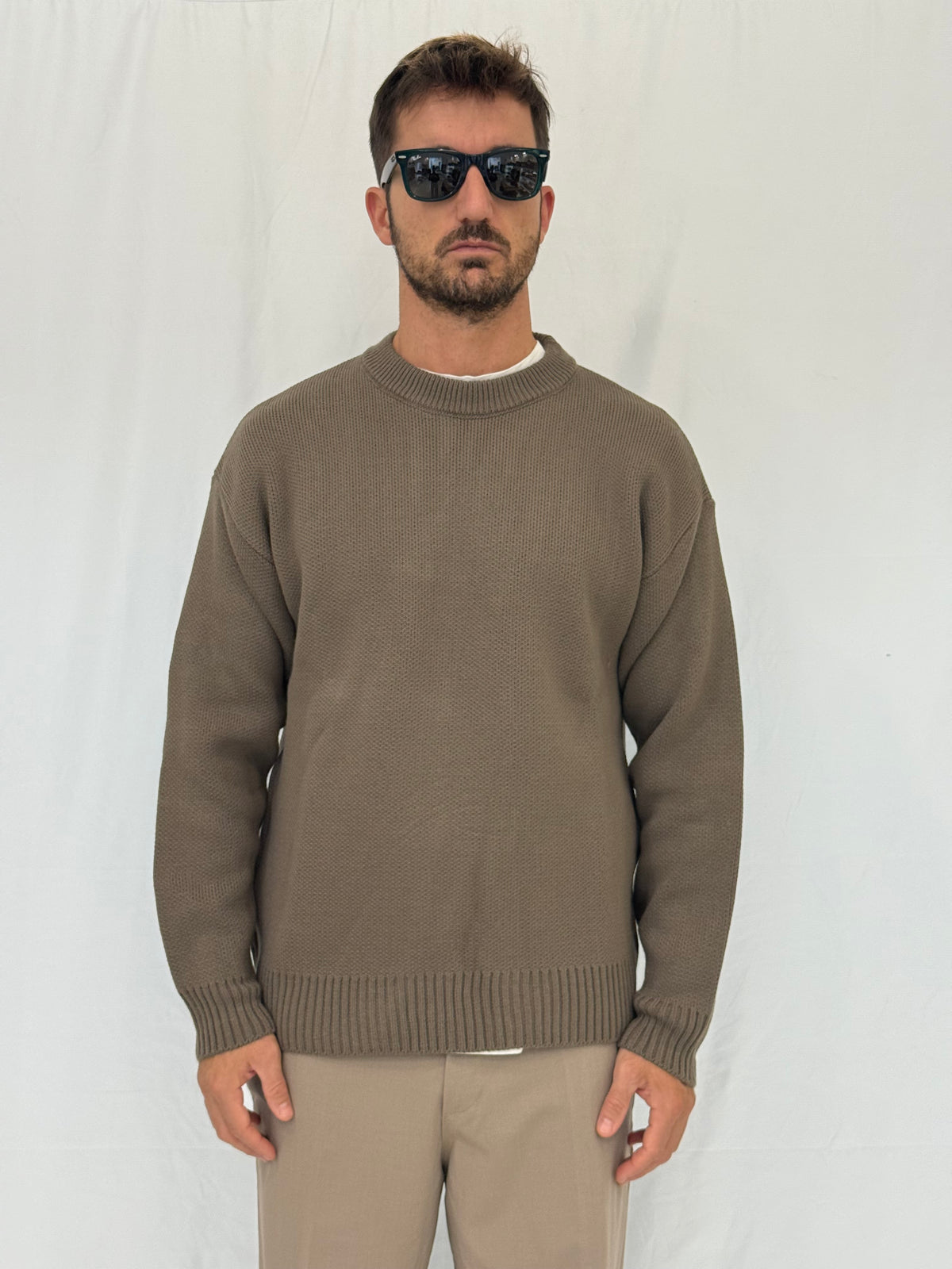 MAGLIA 25033 - MARRONE