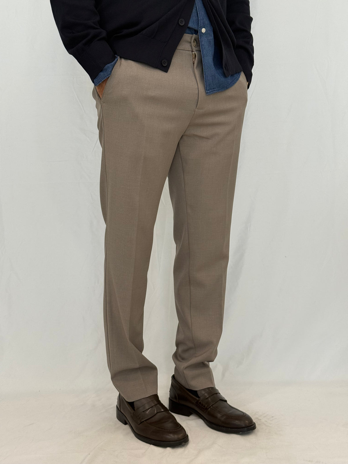 PANTALONE P381- TORTORA