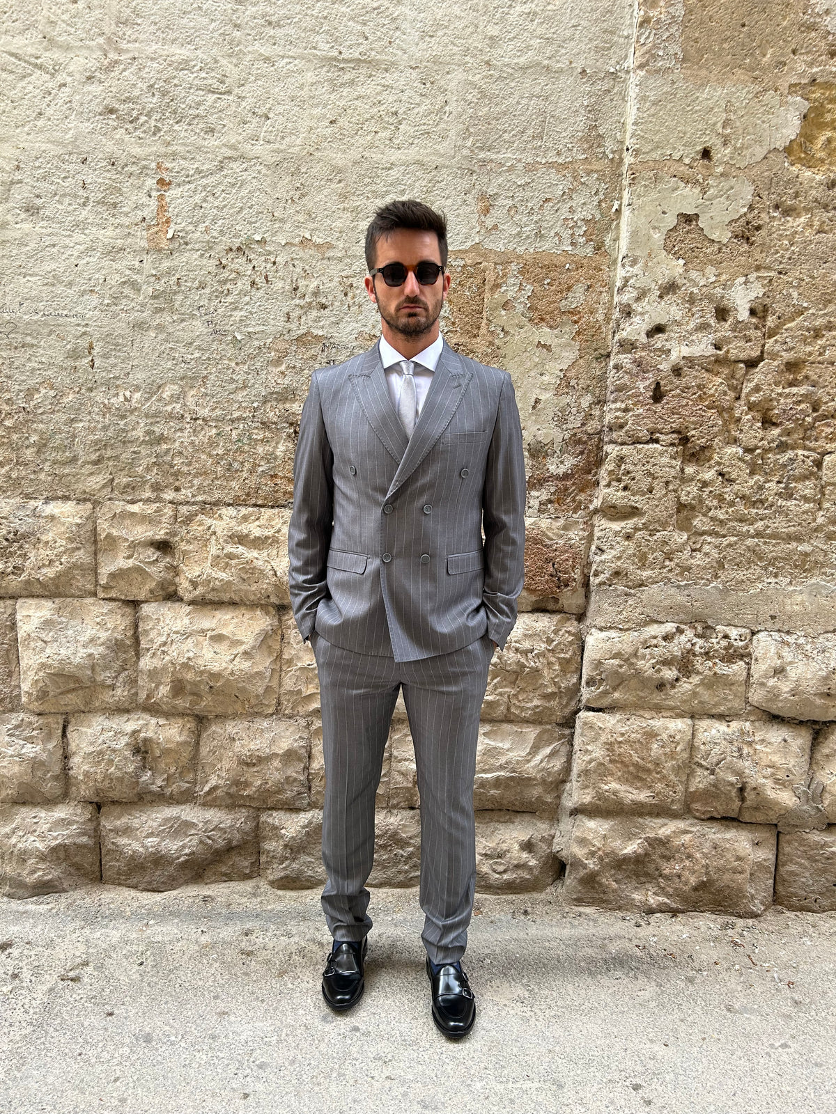 ABITO GESSATO - GRIGIO