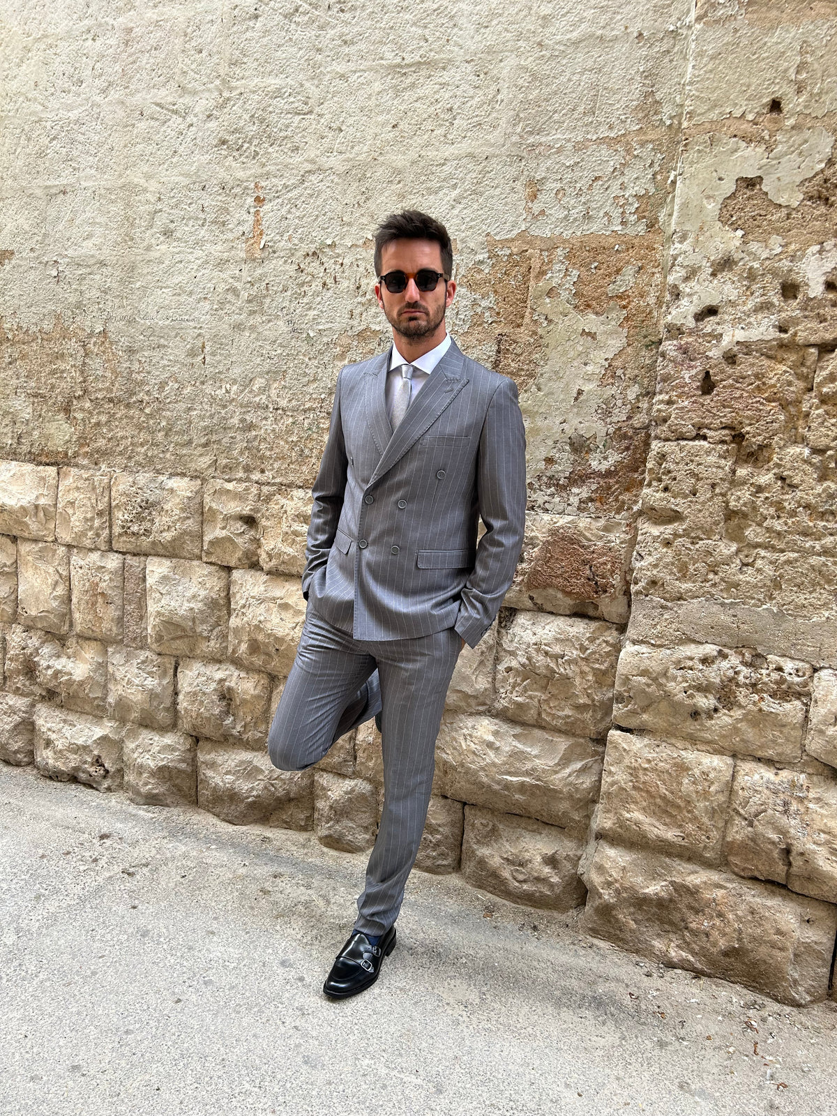 ABITO GESSATO - GRIGIO