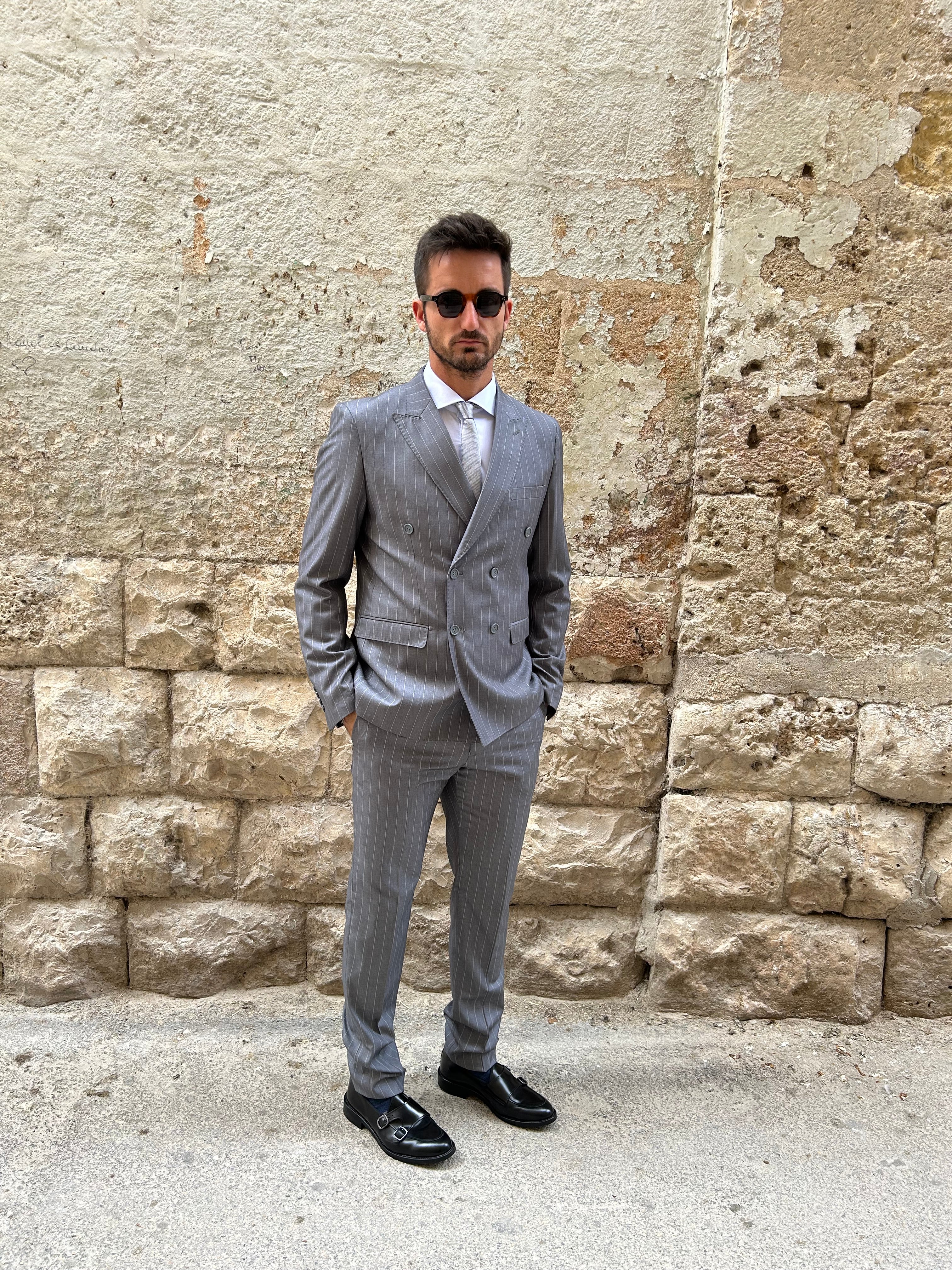 ABITO GESSATO - GRIGIO