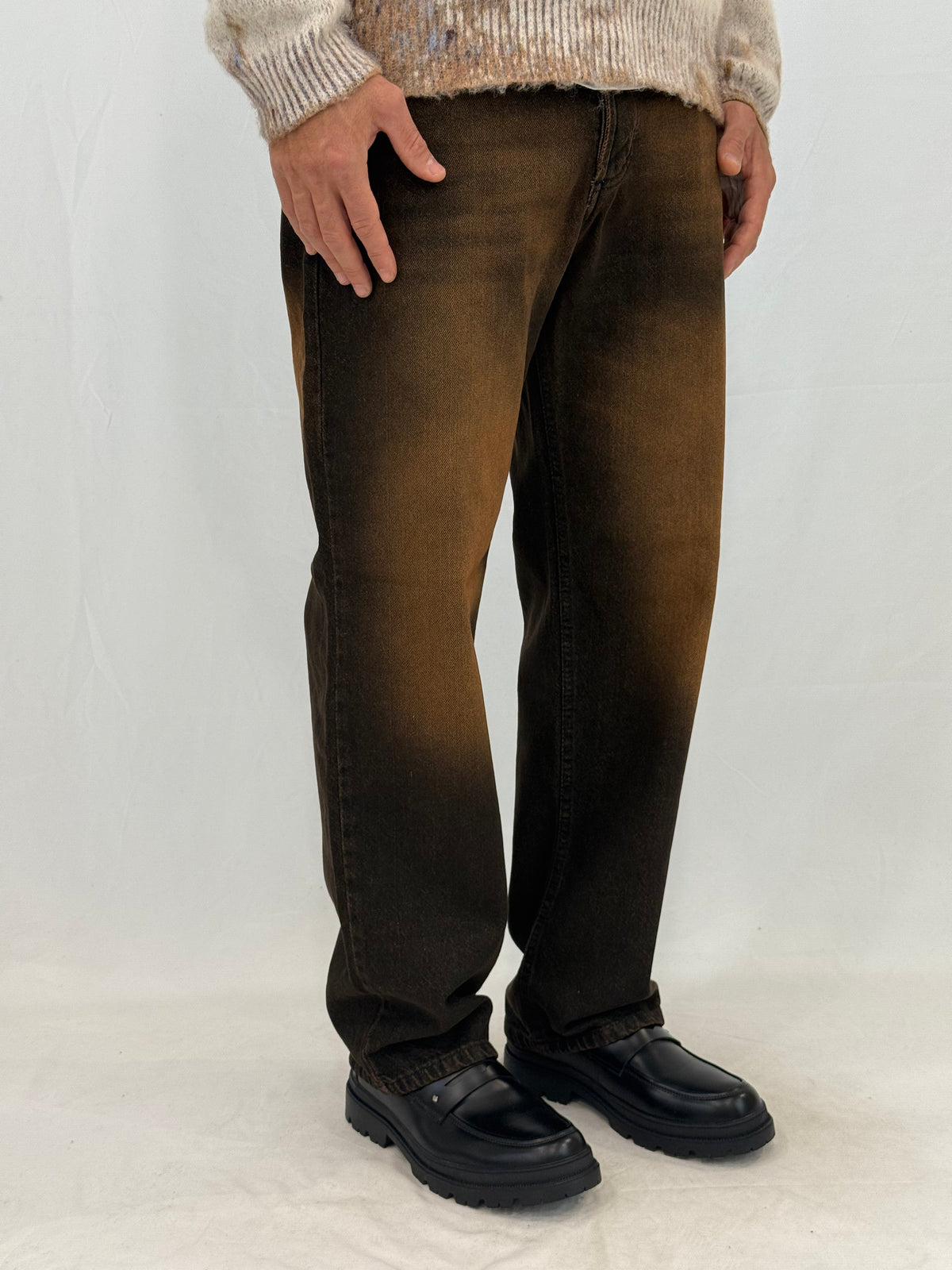 JEANS PT572 - GRIGIO