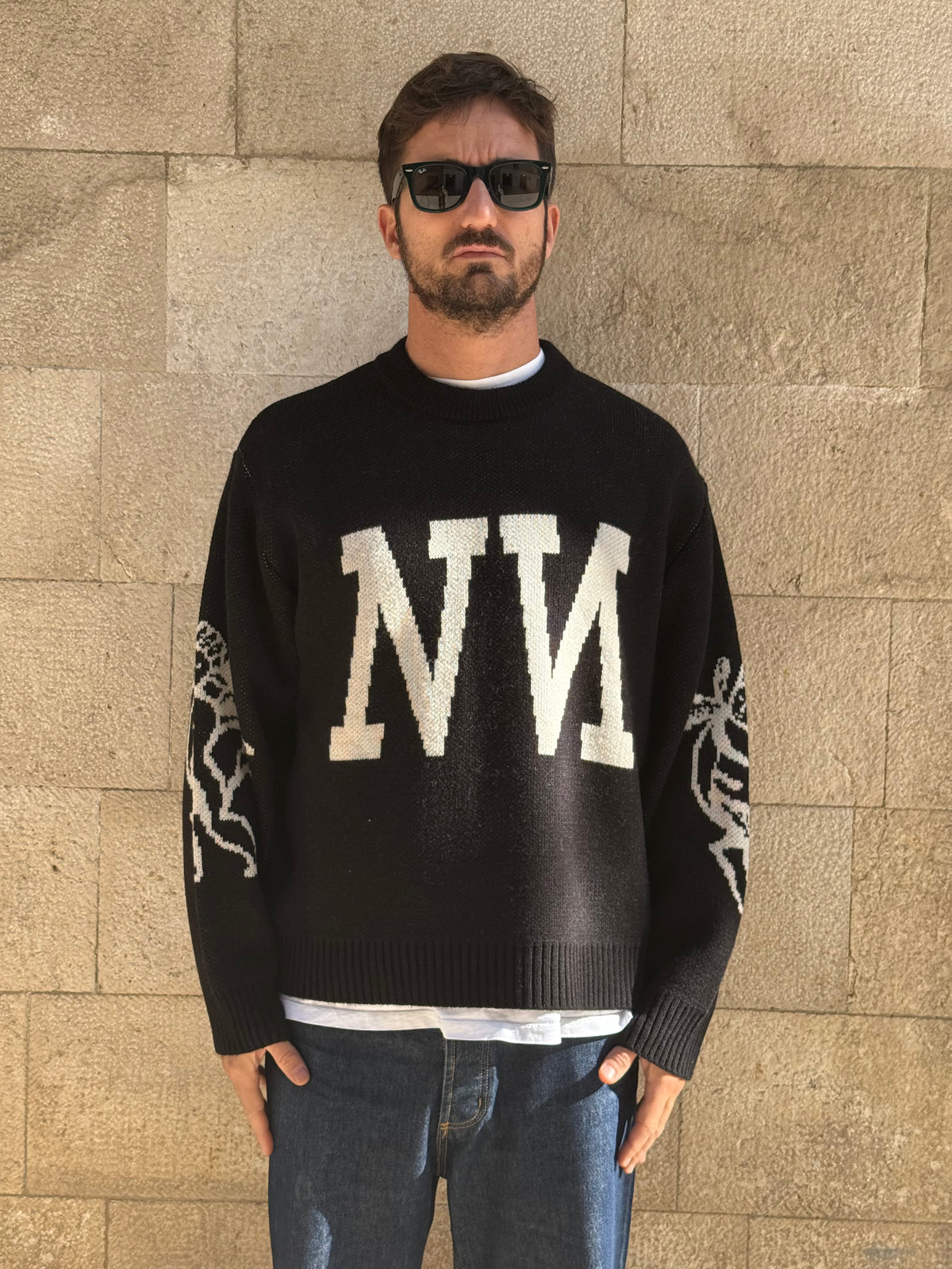 MAGLIA AC2599 - NERO
