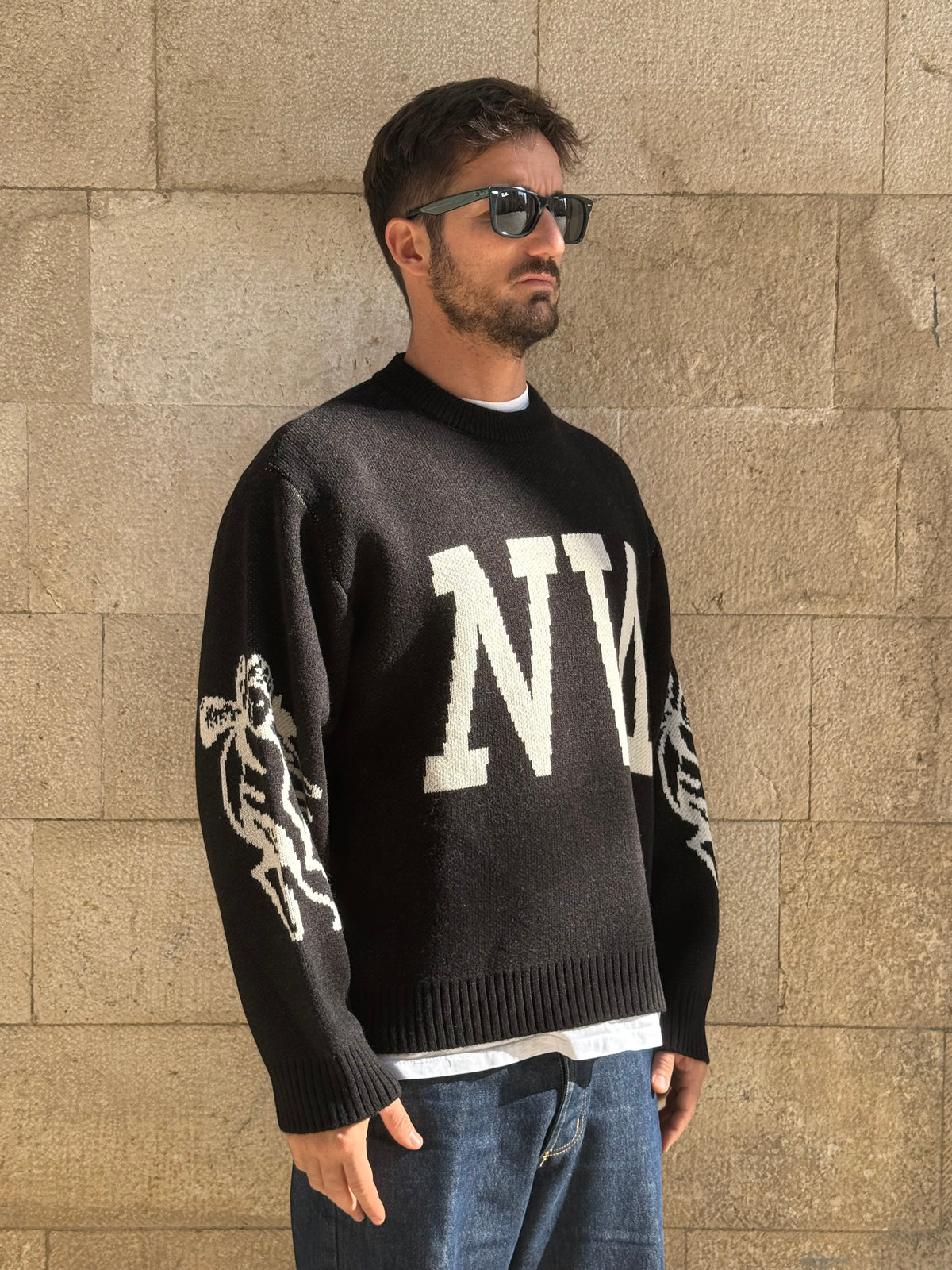 MAGLIA AC2599 - NERO
