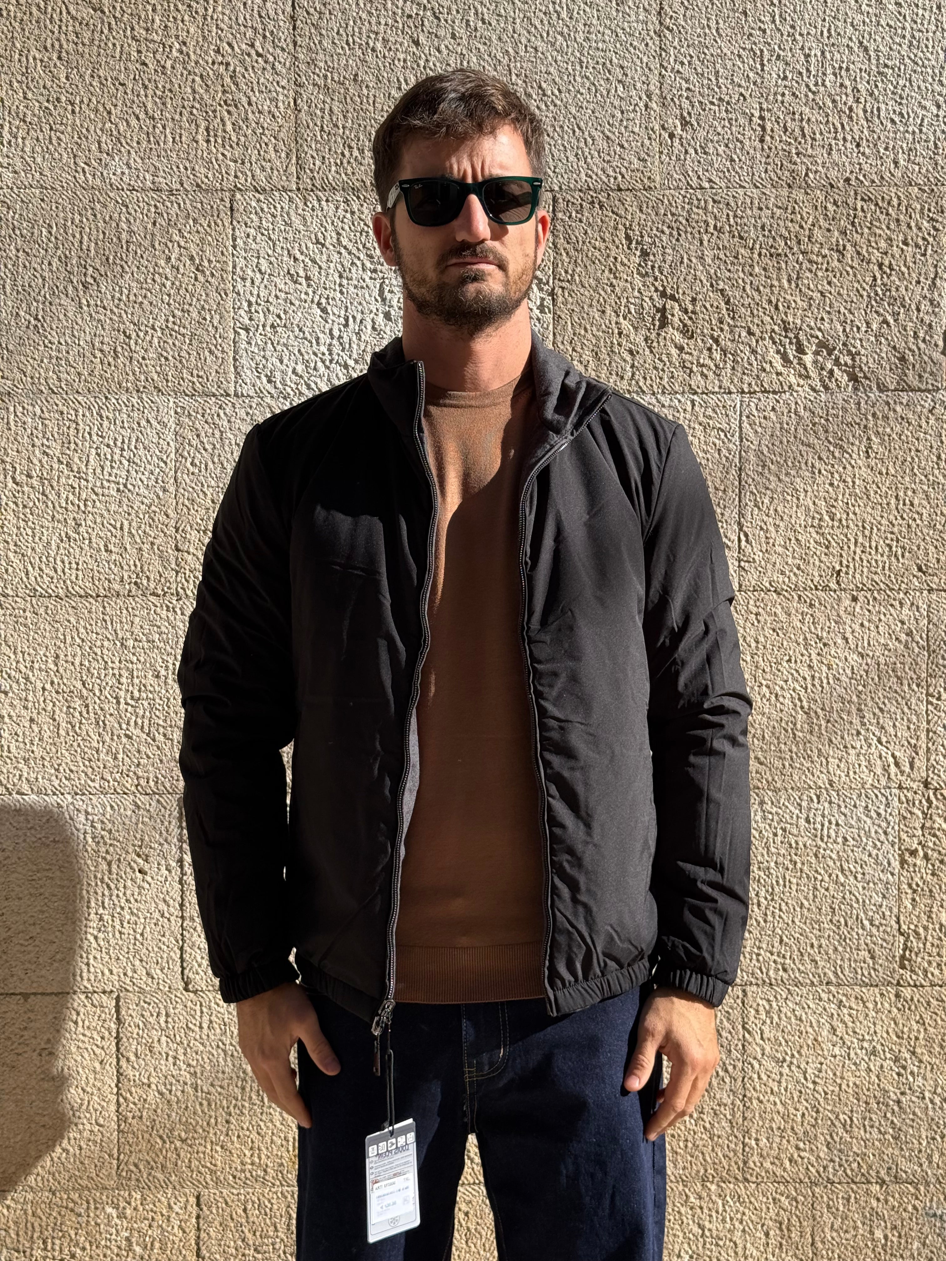 GIUBBOTTO REVERSIBILE XF3006 - NERO/GRIGIO