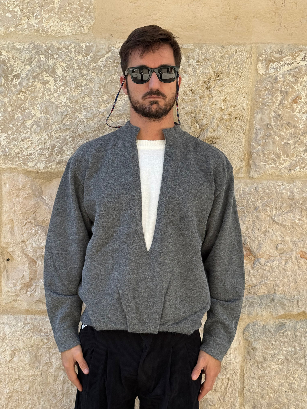 MAGLIA 65143 - GRIGIO