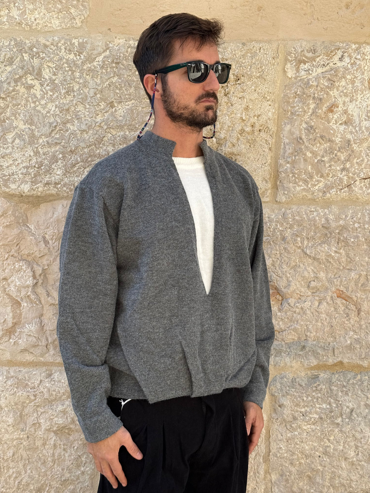 MAGLIA 65143 - GRIGIO
