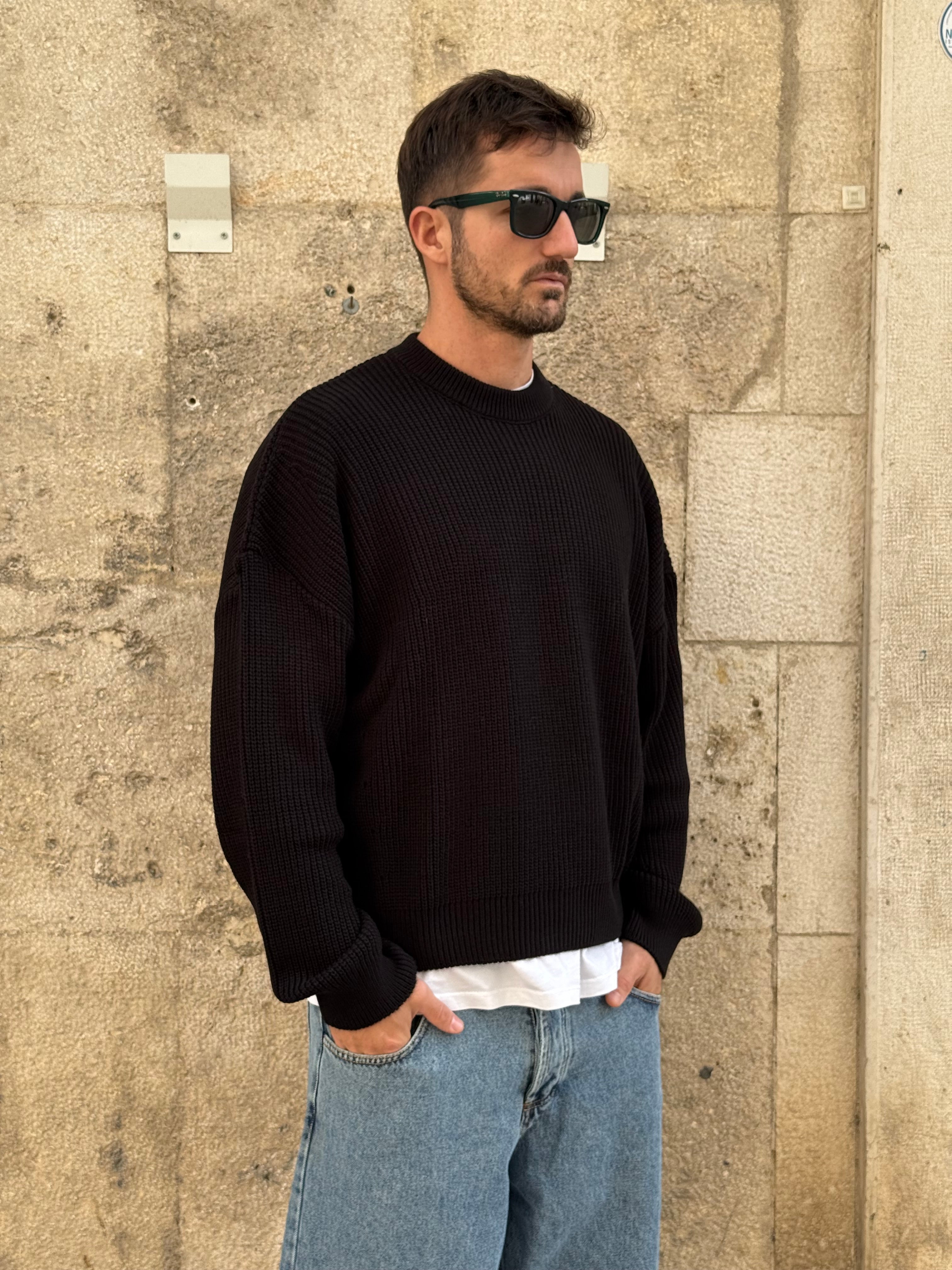 MAGLIA AC1283 - NERO