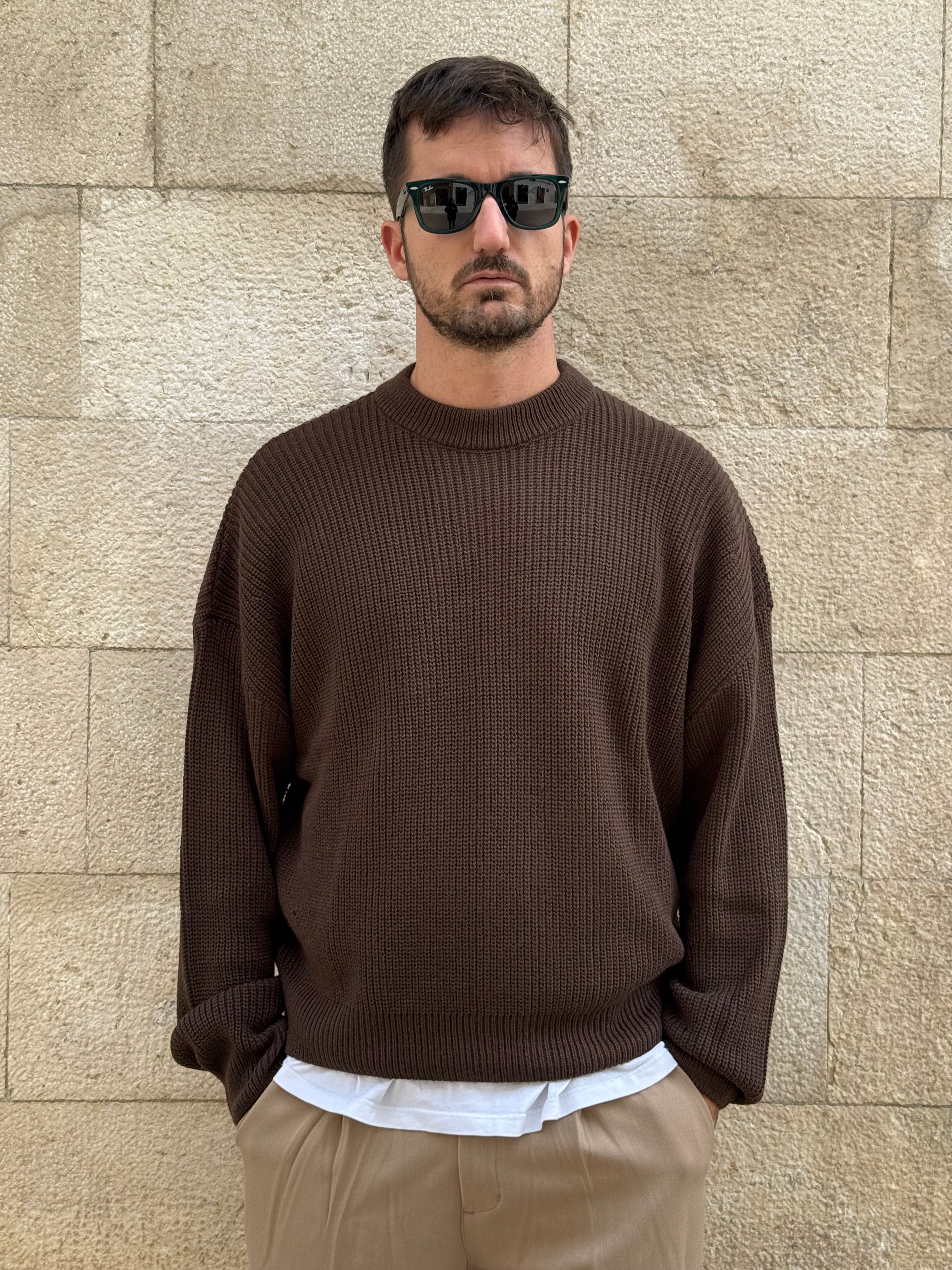 MAGLIA AC1283 - MORO