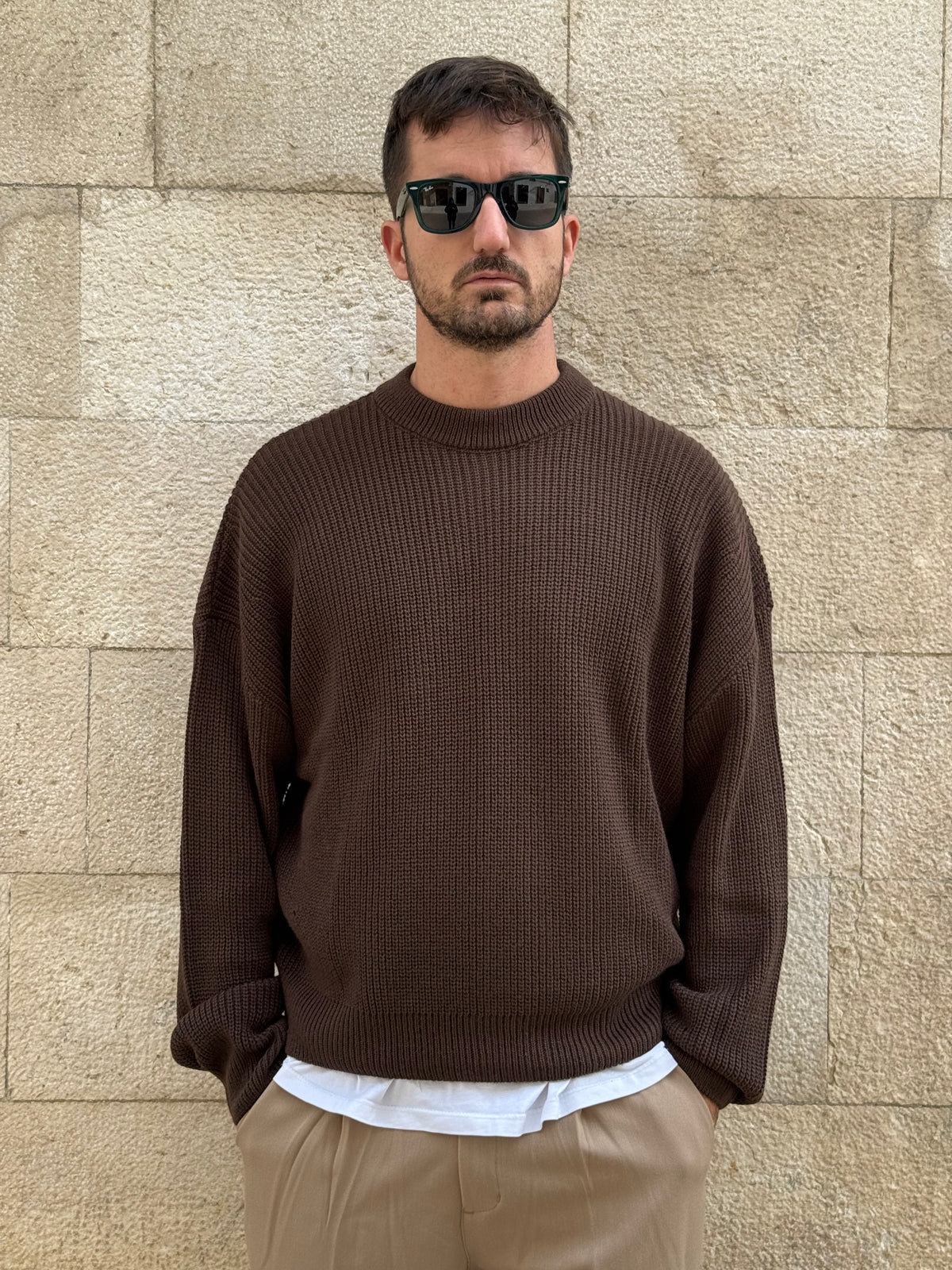 MAGLIA AC1283 - MORO