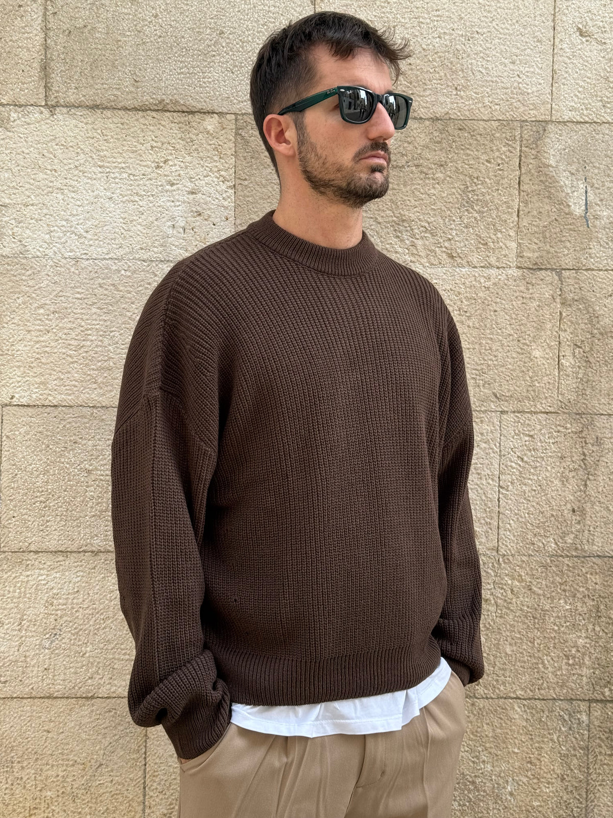 MAGLIA AC1283 - MORO