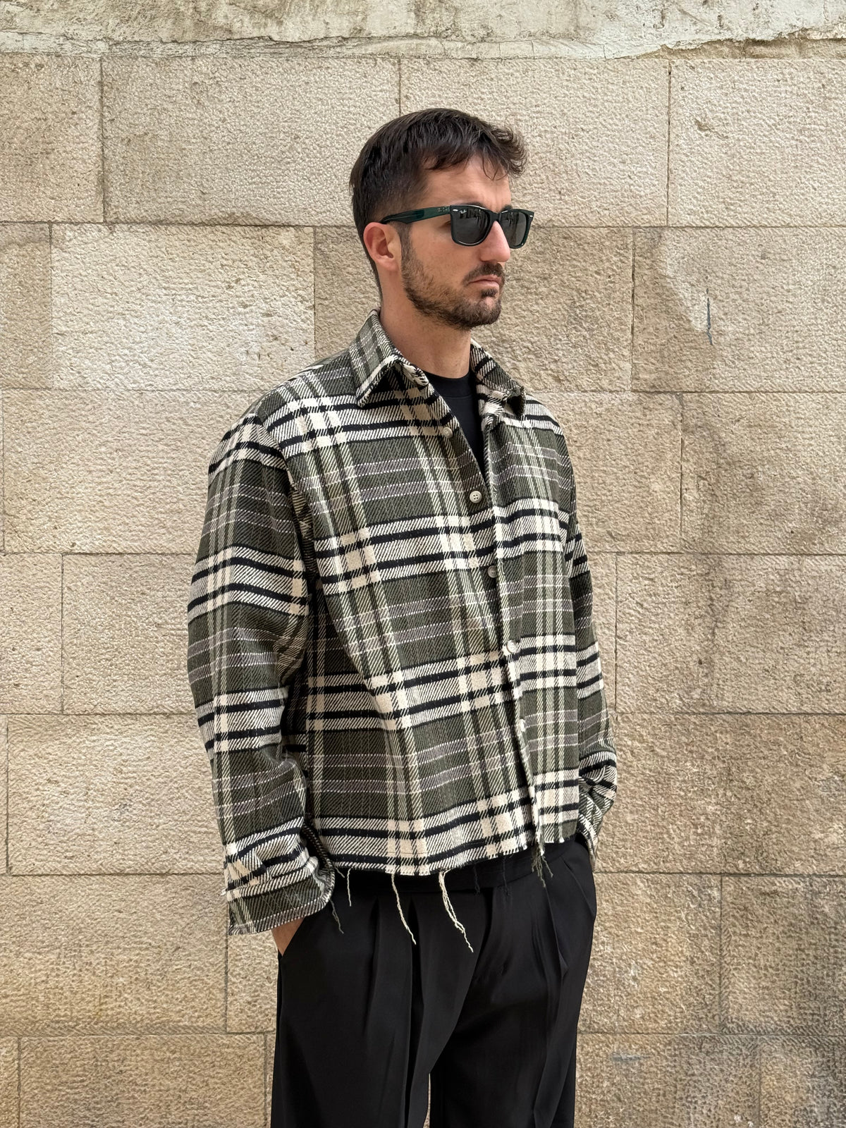 CAMICIA C953 - VERDE MILITARE