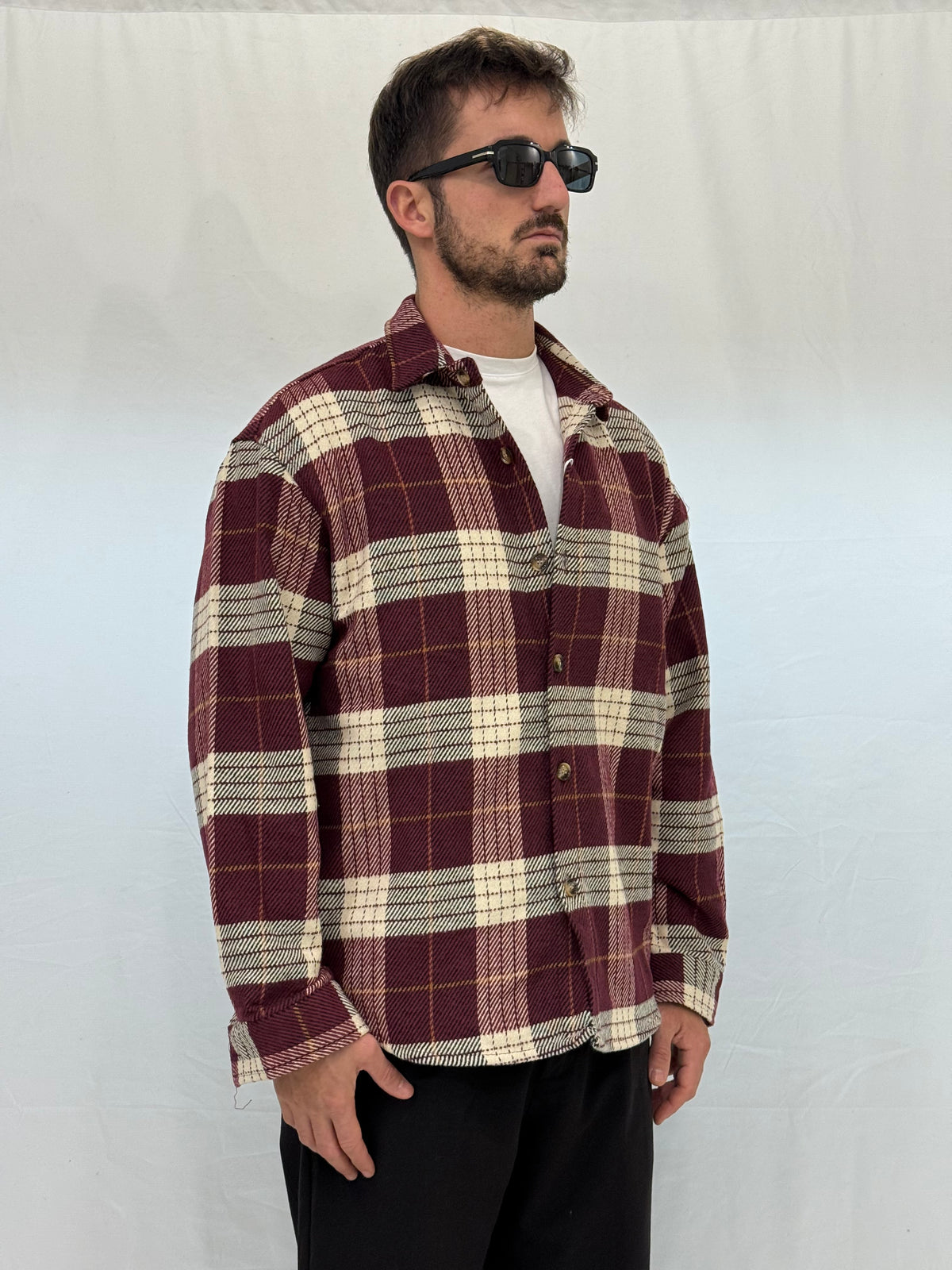 CAMICIA 7792- BORDEAUX