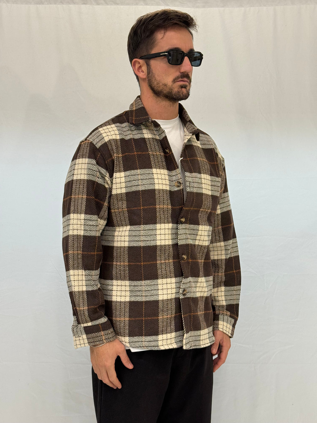 CAMICIA 7792 - MARRONE
