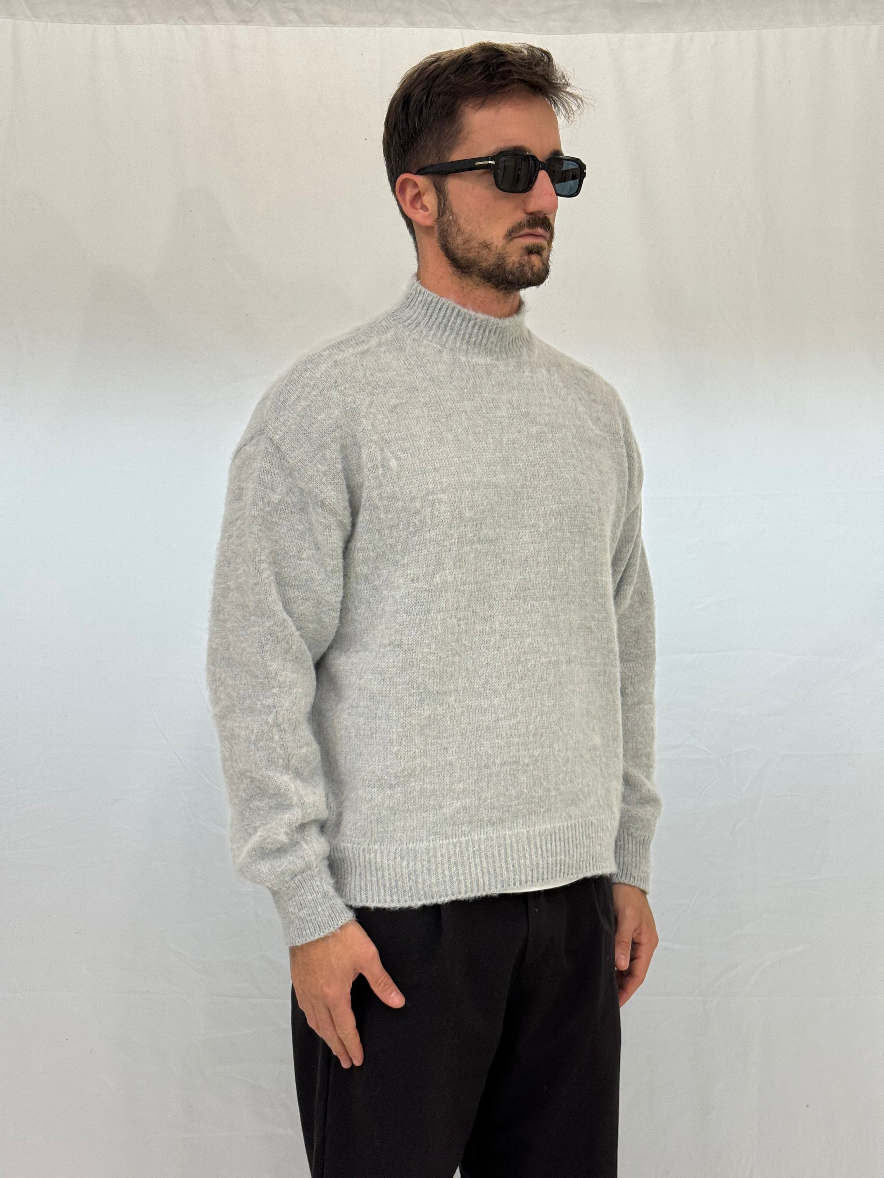 MAGLIA LUPETTO AR003 - GRIGIO