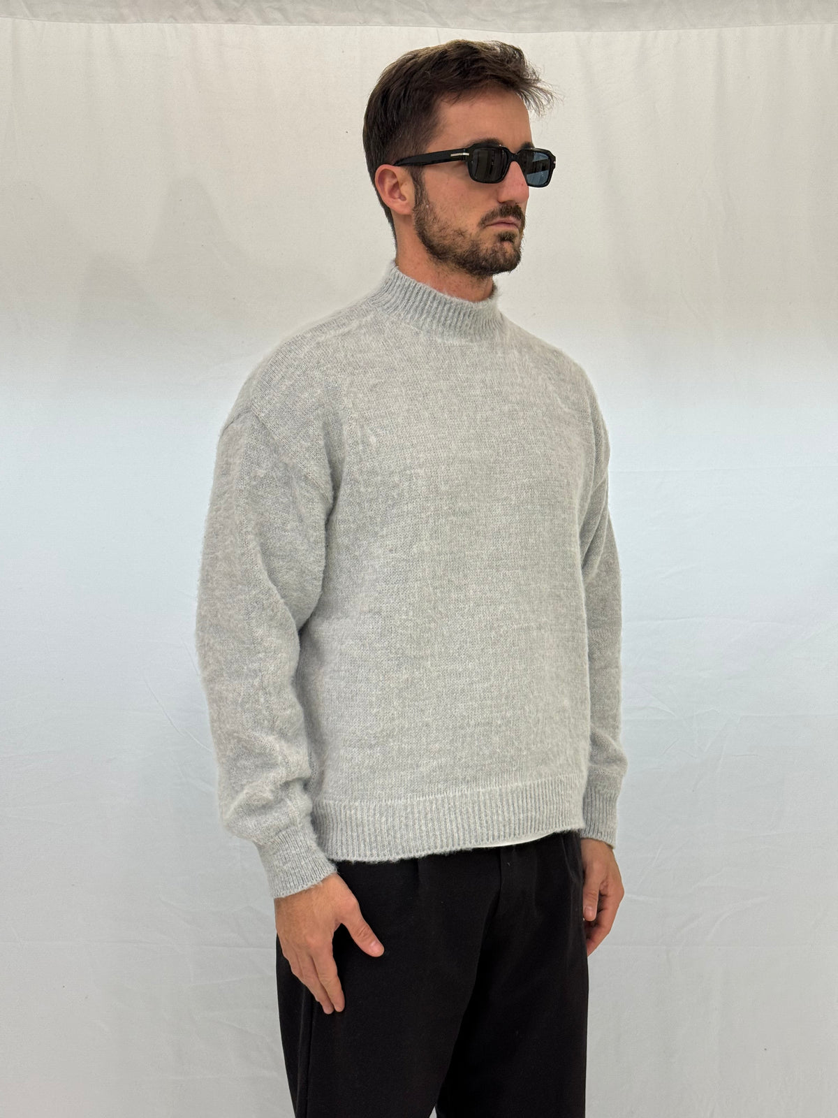 MAGLIA LUPETTO AR003 - GRIGIO
