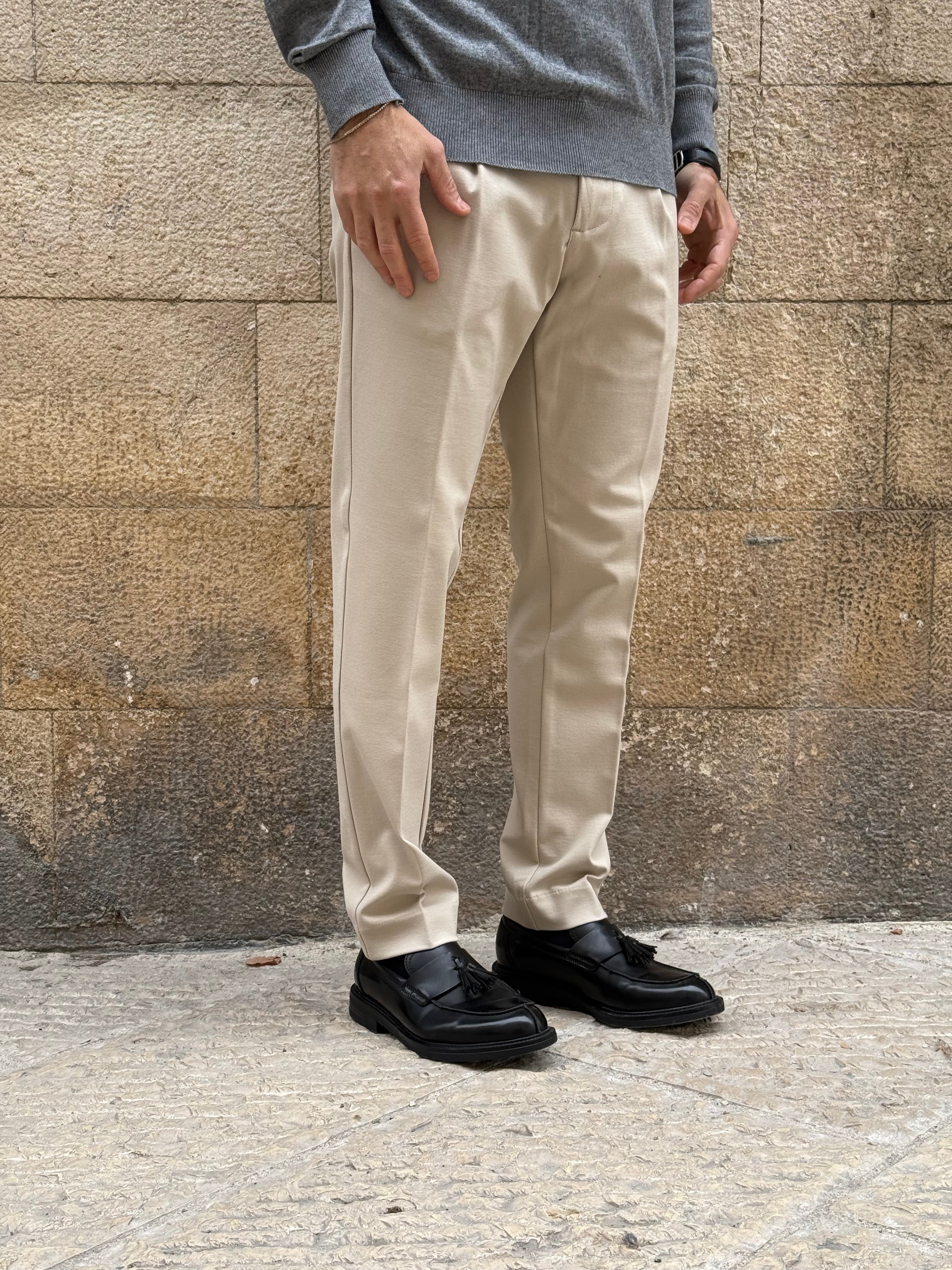 PANTALONE P314 - PANNA