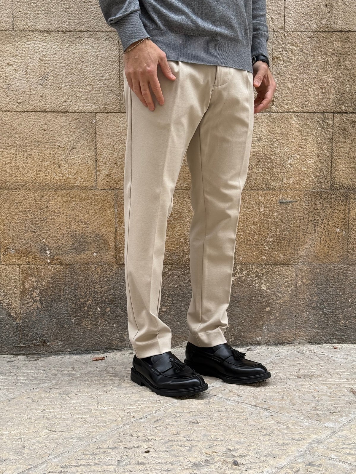 PANTALONE P314 - PANNA
