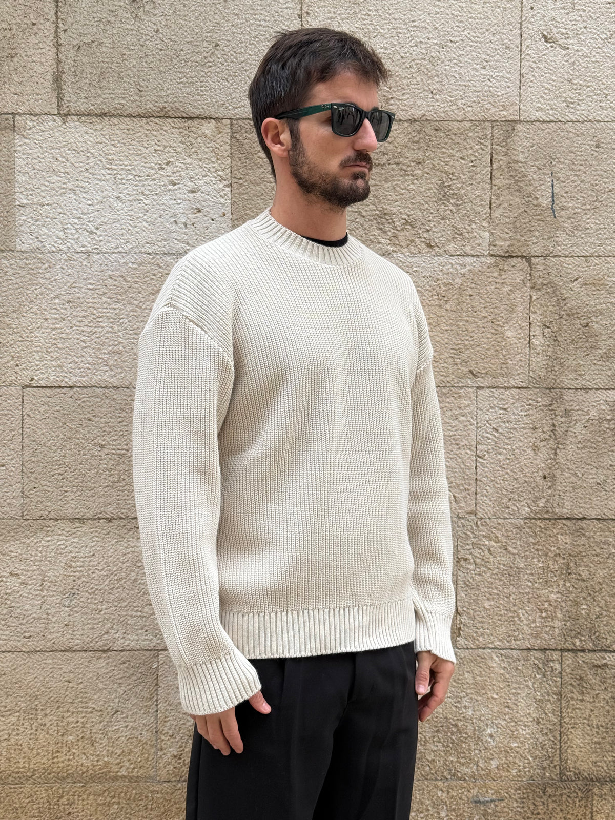 MAGLIA AR007 - BEIGE