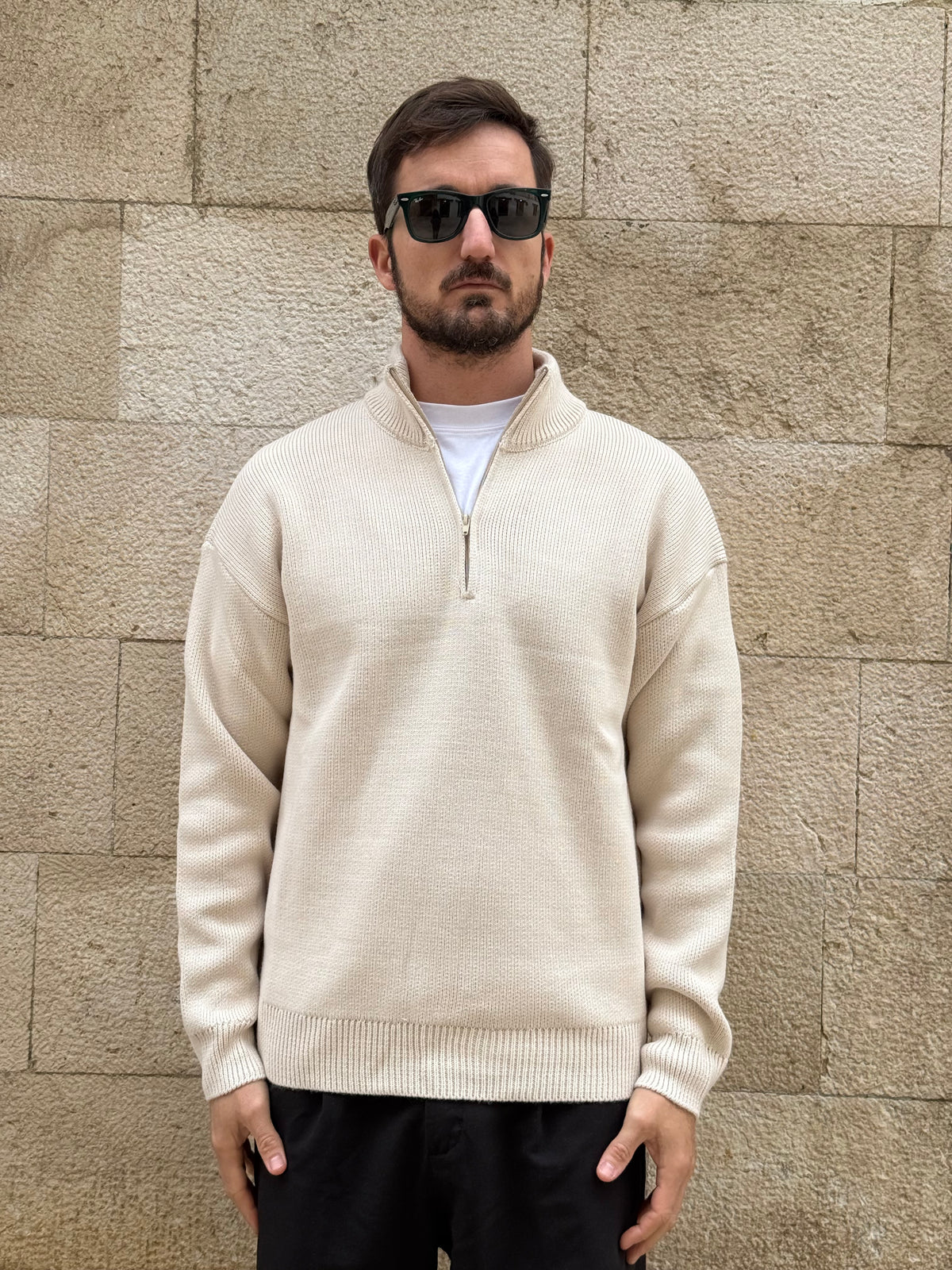 MAGLIA AC25456 - BEIGE