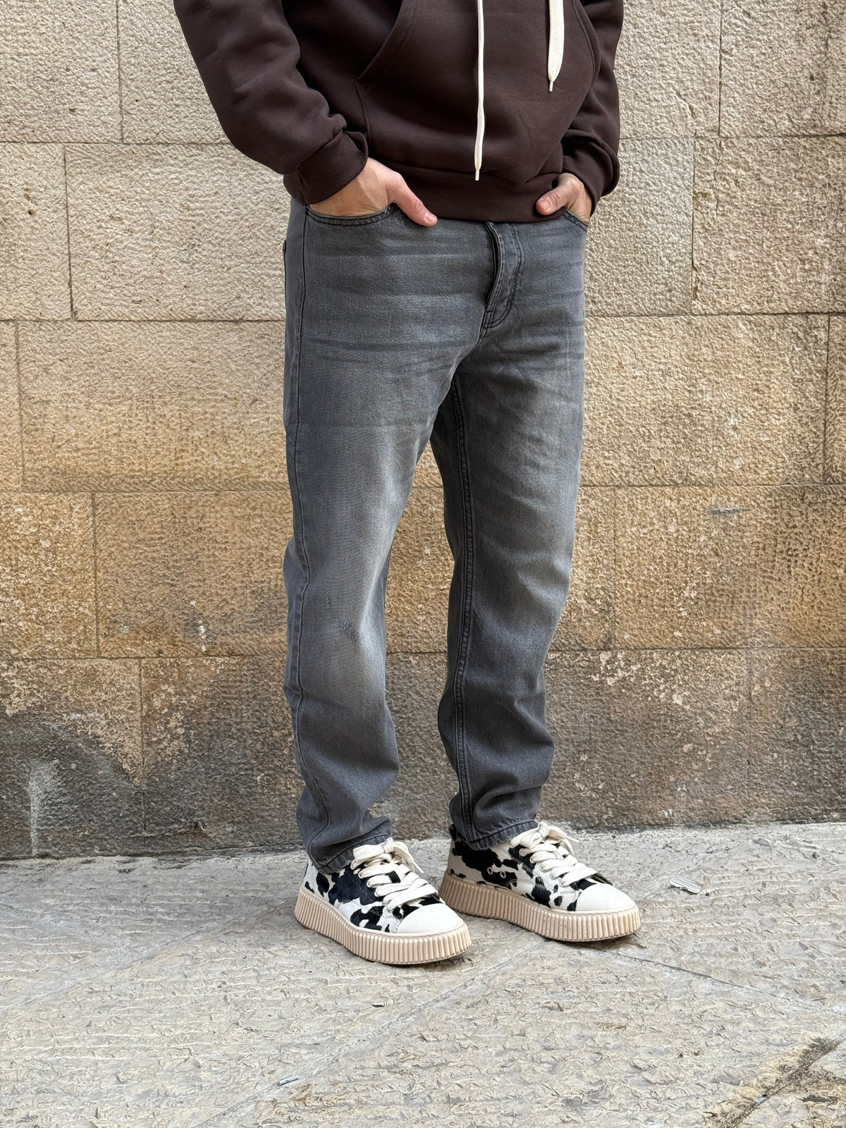 JEANS MAIORCA-2503- GRIGIO