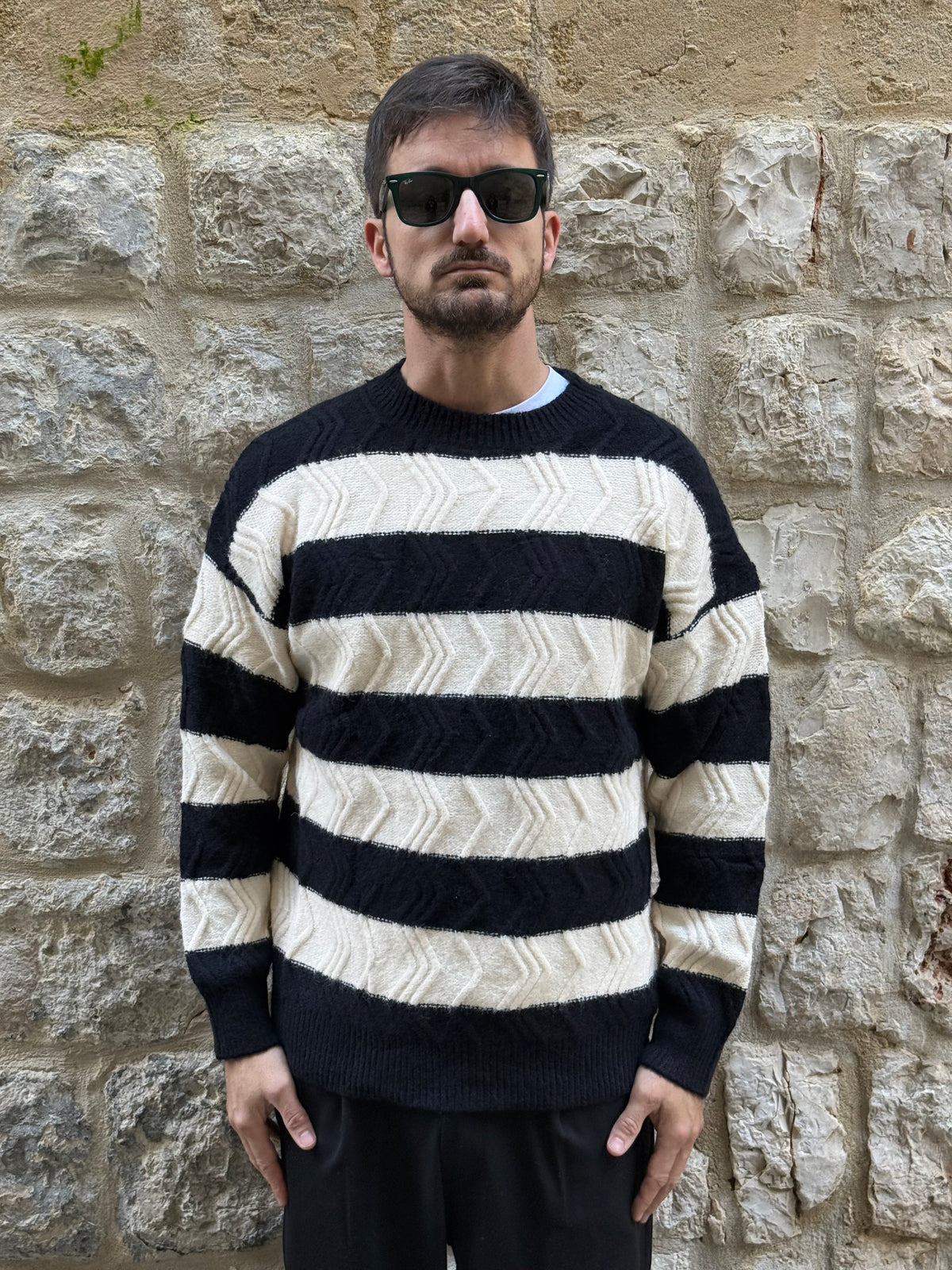 MAGLIA AJ720 - BIANCO