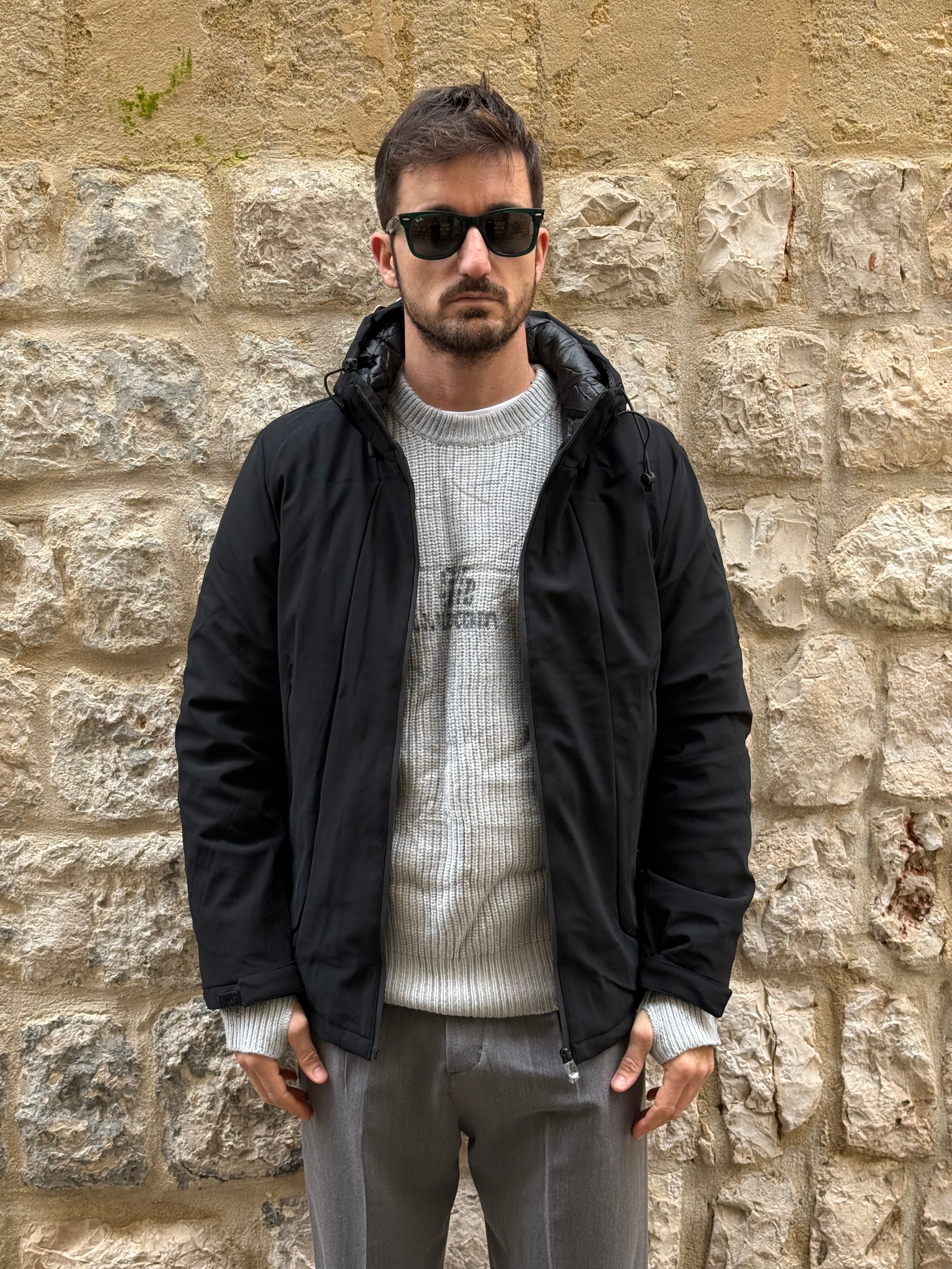 GIUBBOTTO QQ88611 - NERO
