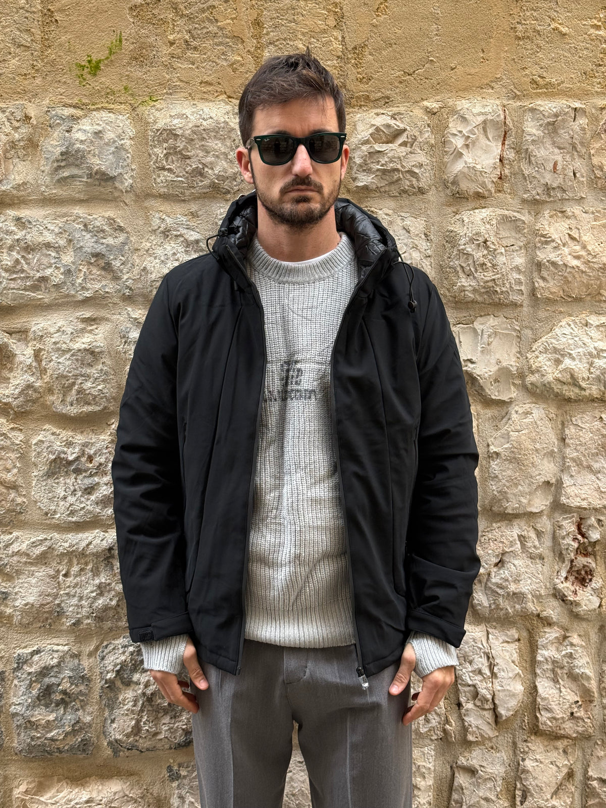 GIUBBOTTO QQ88611 - NERO