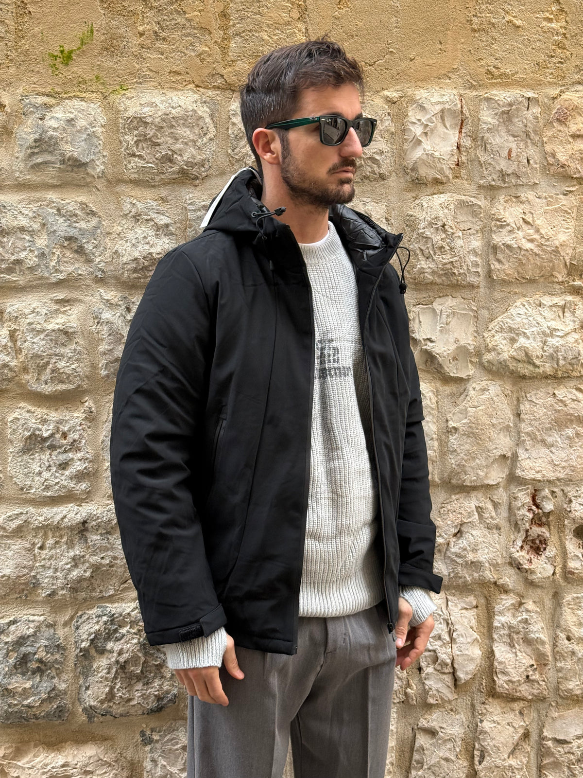 GIUBBOTTO QQ88611 - NERO