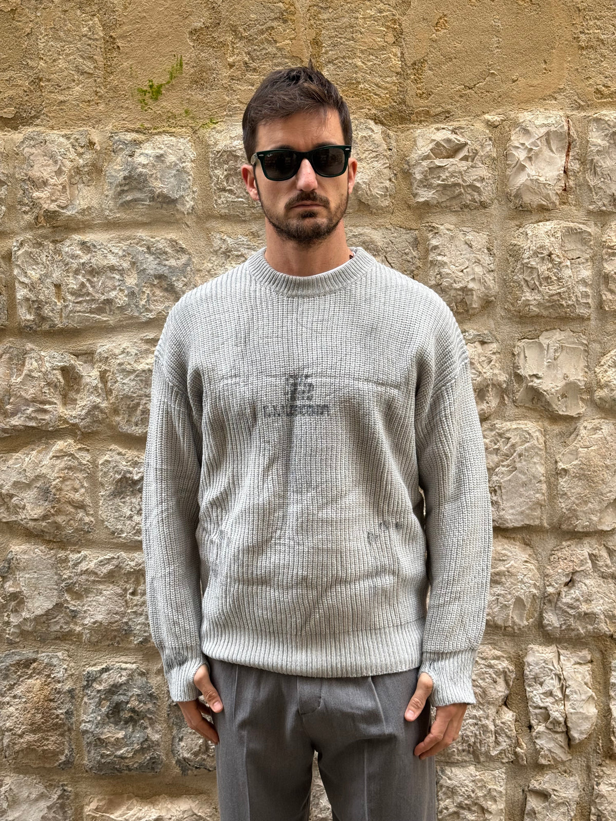 MAGLIA L6139 - GRIGIO