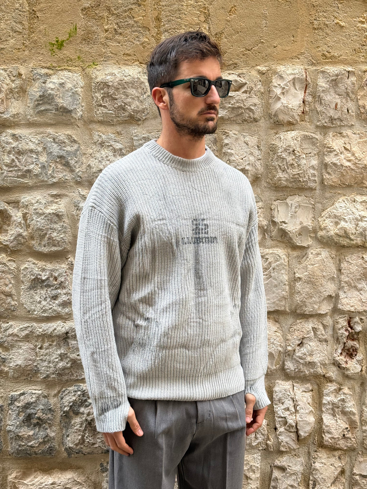 MAGLIA L6139 - GRIGIO