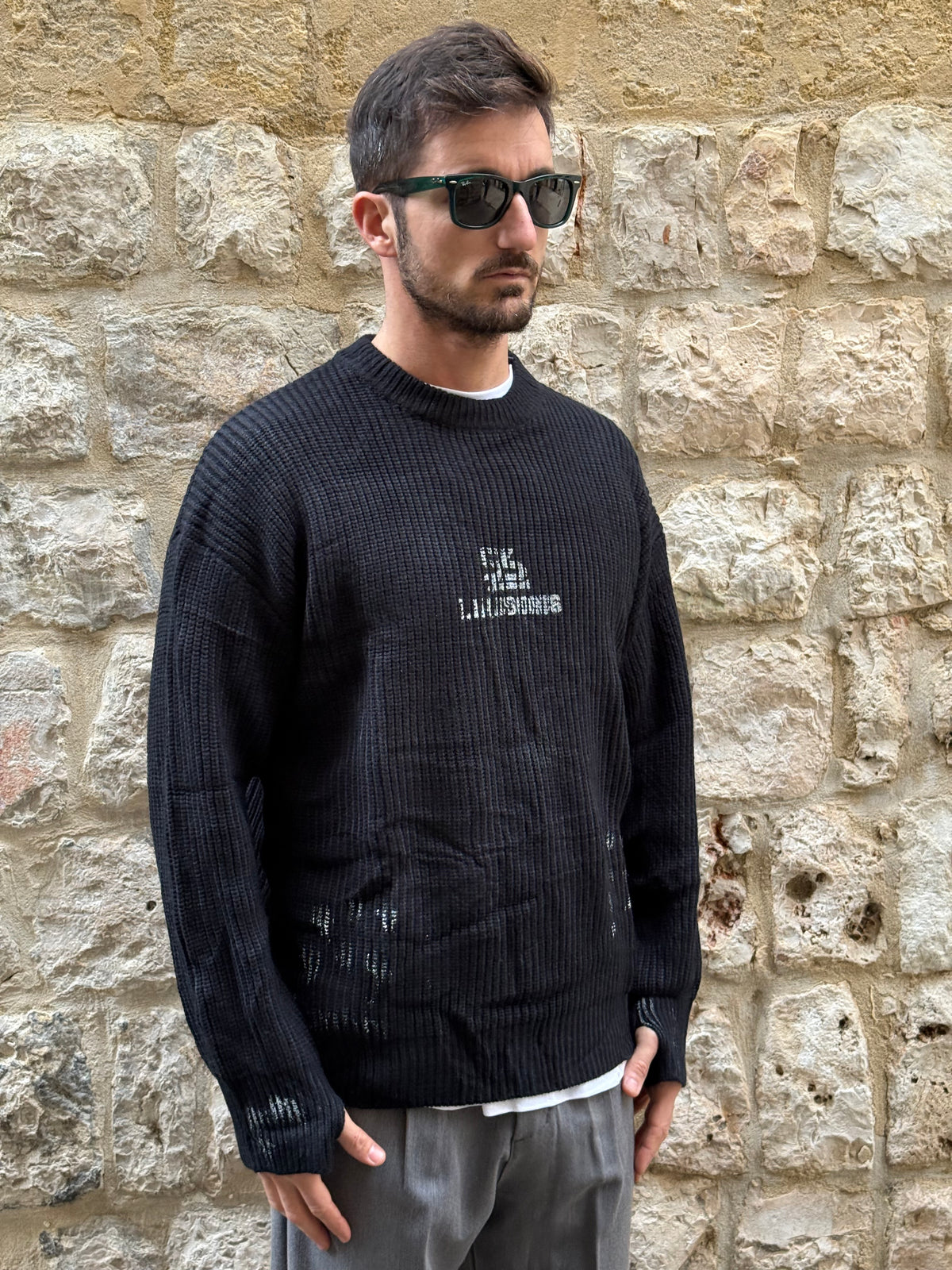 MAGLIA L6139 - NERO