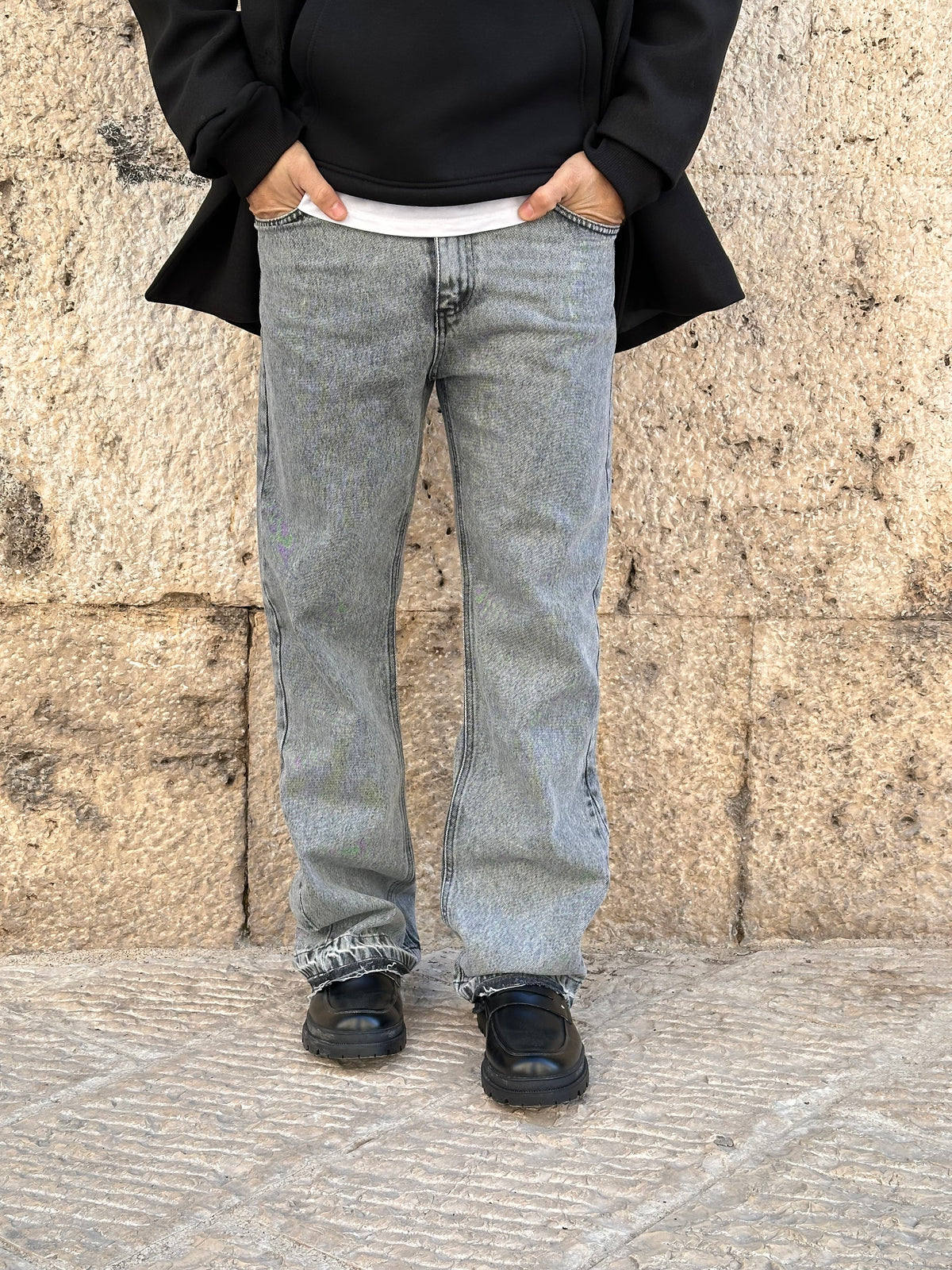 JEANS DP069-BK03 - GRIGIO