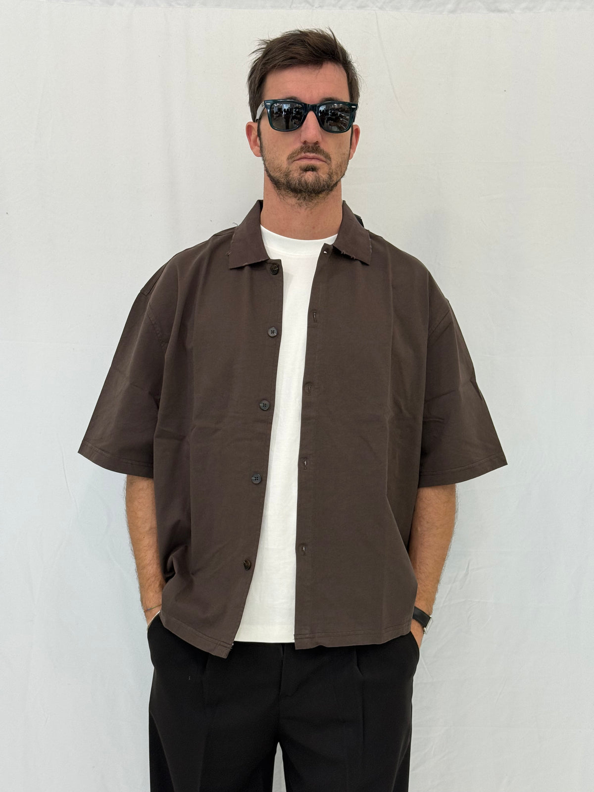 CAMICIA POLO L815503 - MARRONE
