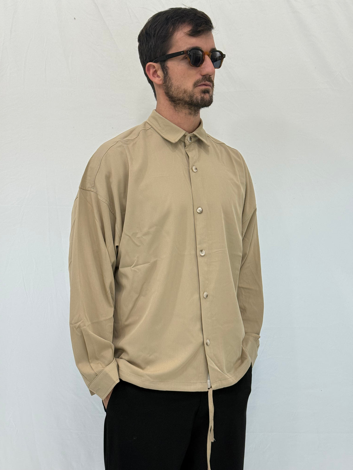 CAMICIA GI272- CAMMELLO