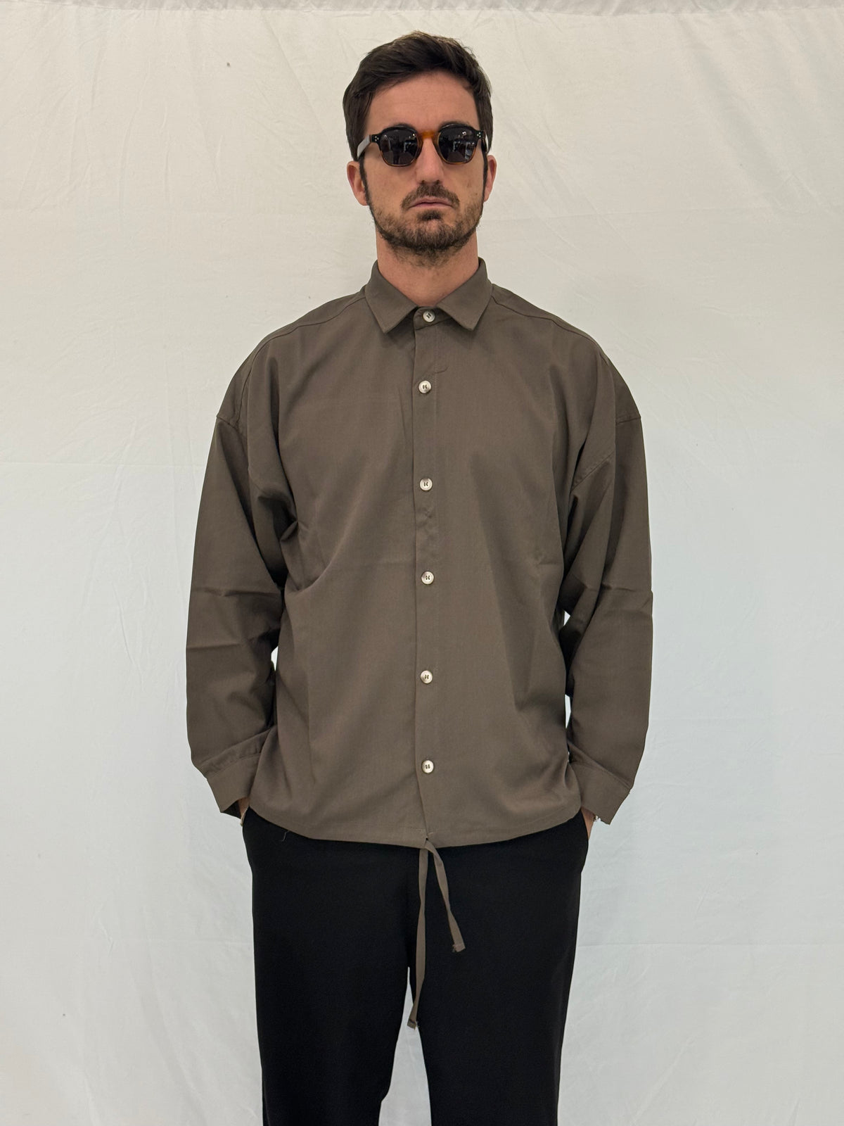 CAMICIA  GI272- TORTORA