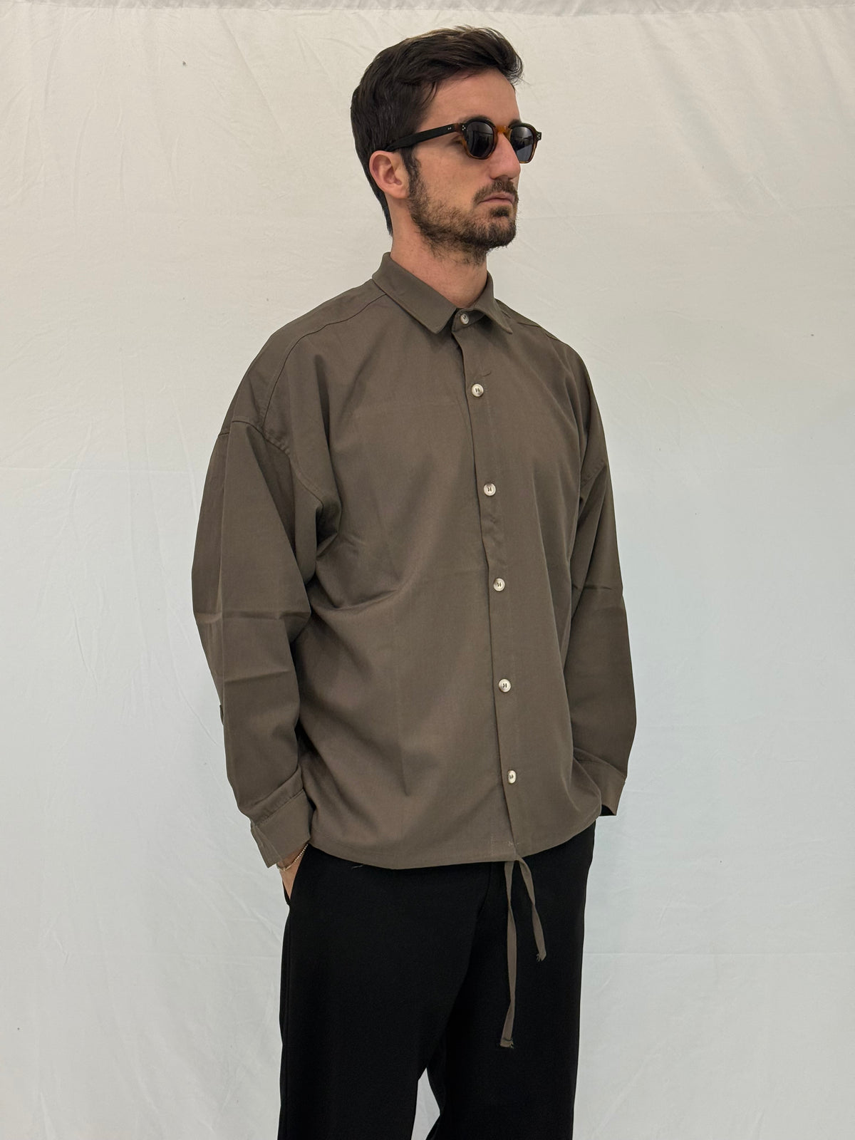 CAMICIA  GI272- TORTORA