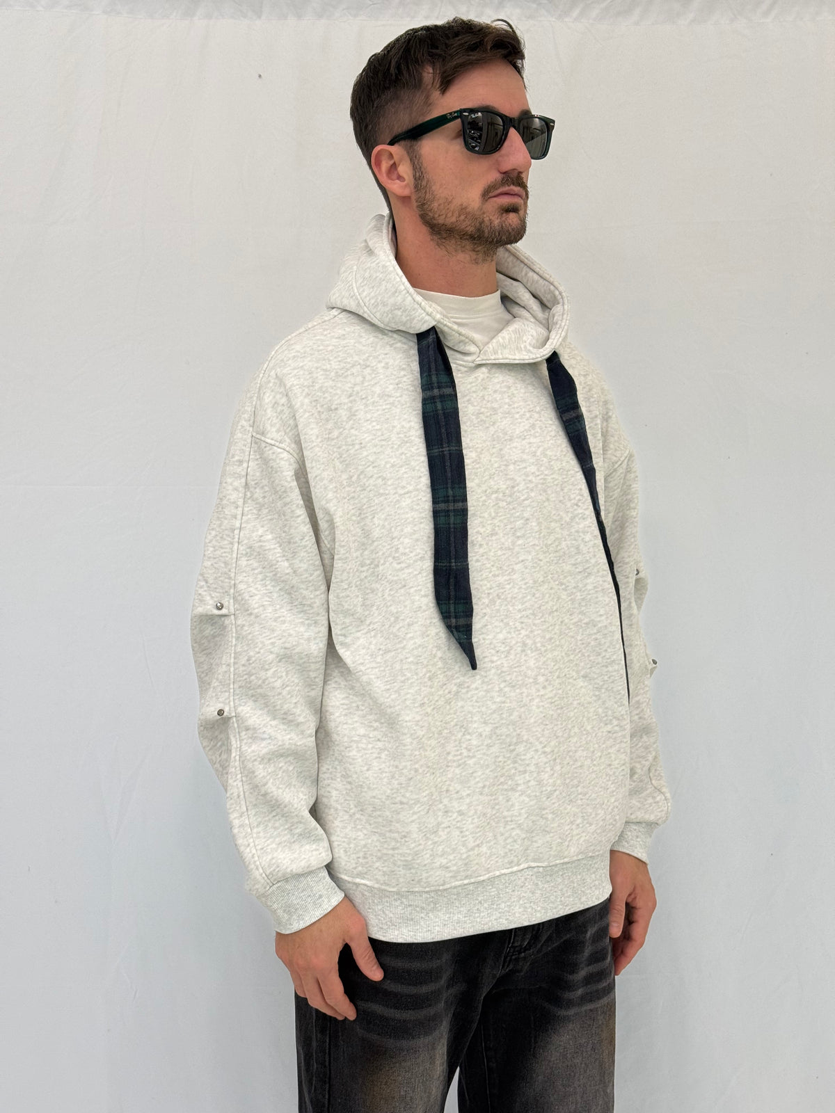 FELPA  A25511- GRIGIO NIKE