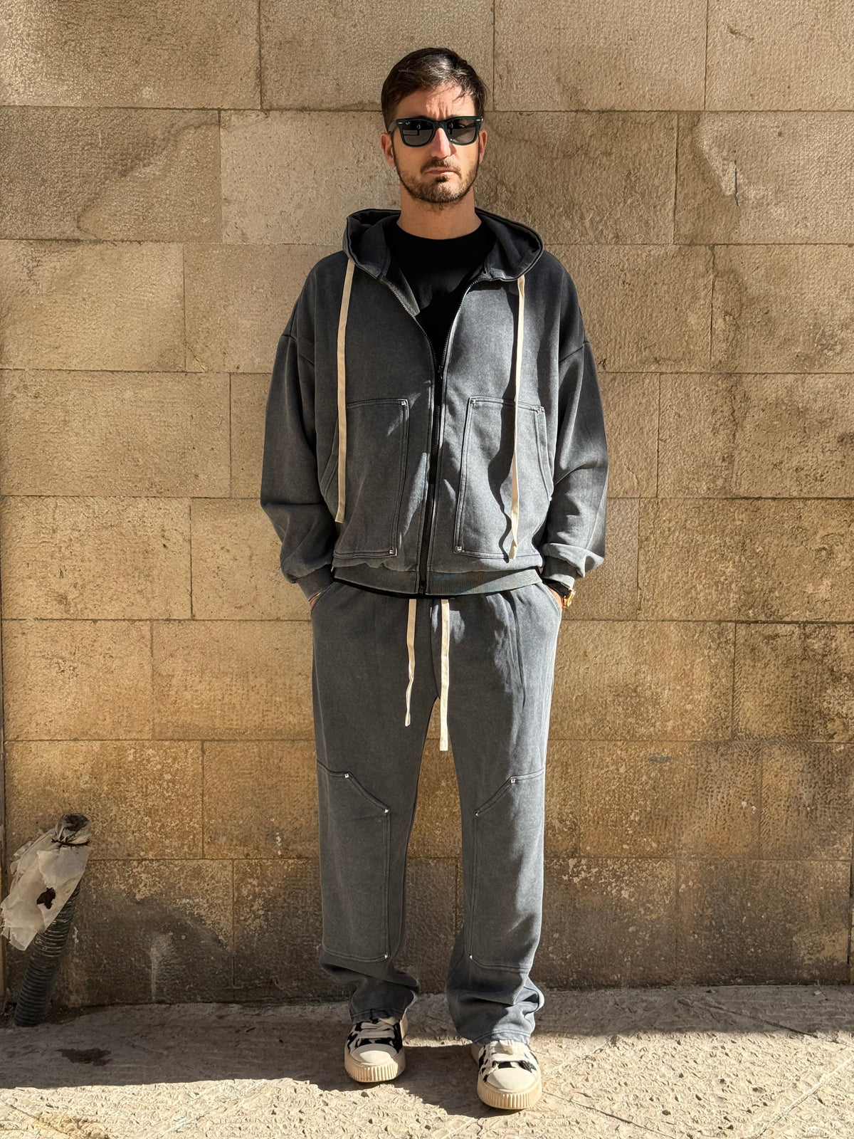 COORDINATO TUTA BM-217 - GRIGIO NIKE