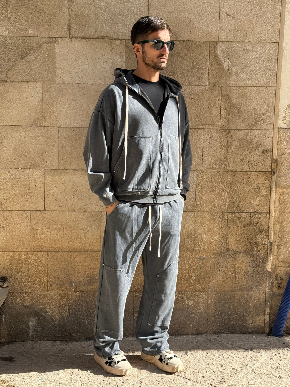 COORDINATO TUTA BM-217 - GRIGIO NIKE