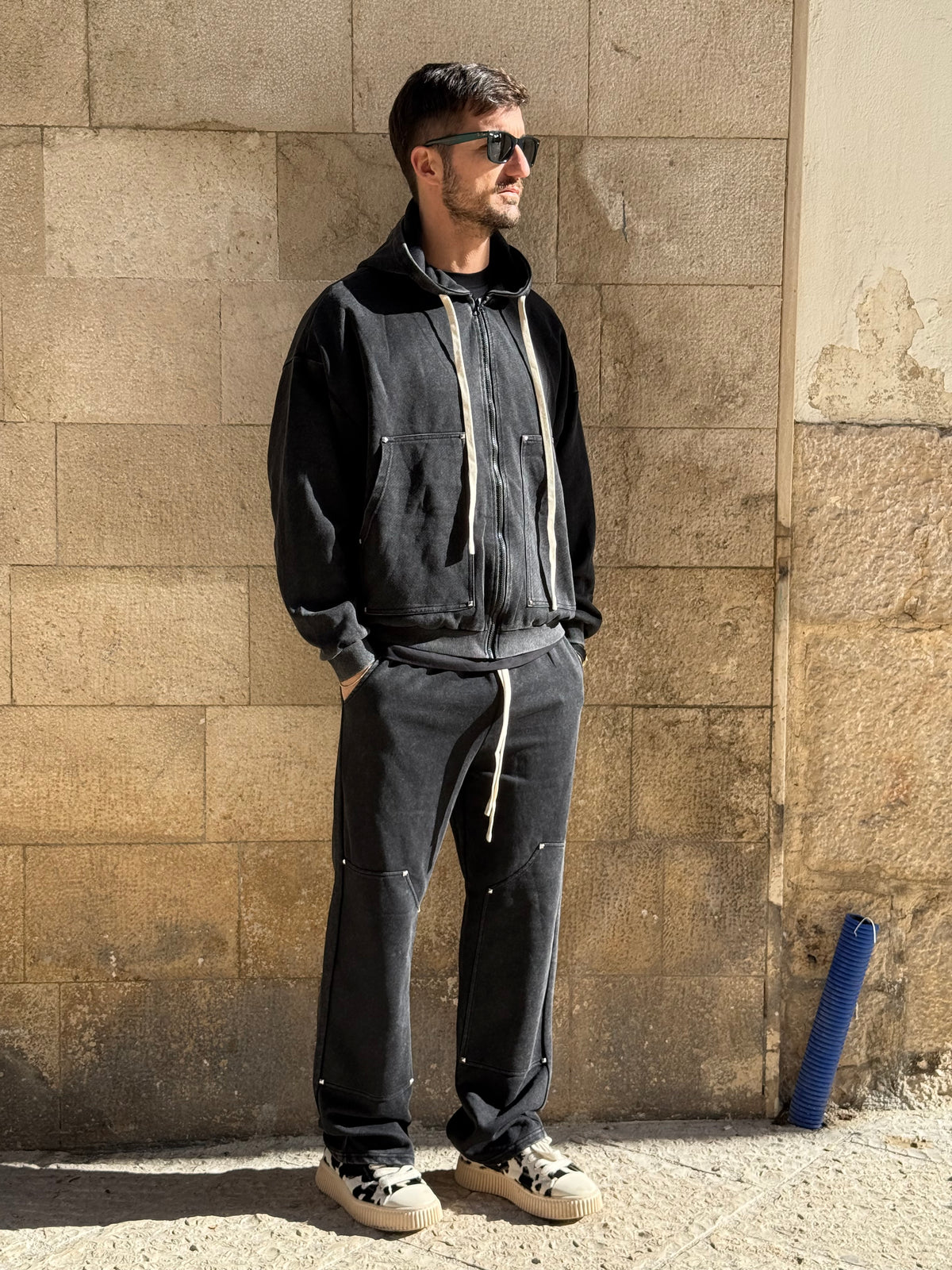 COORDINATO TUTA BM-217 - GRIGIO ANTRACITE